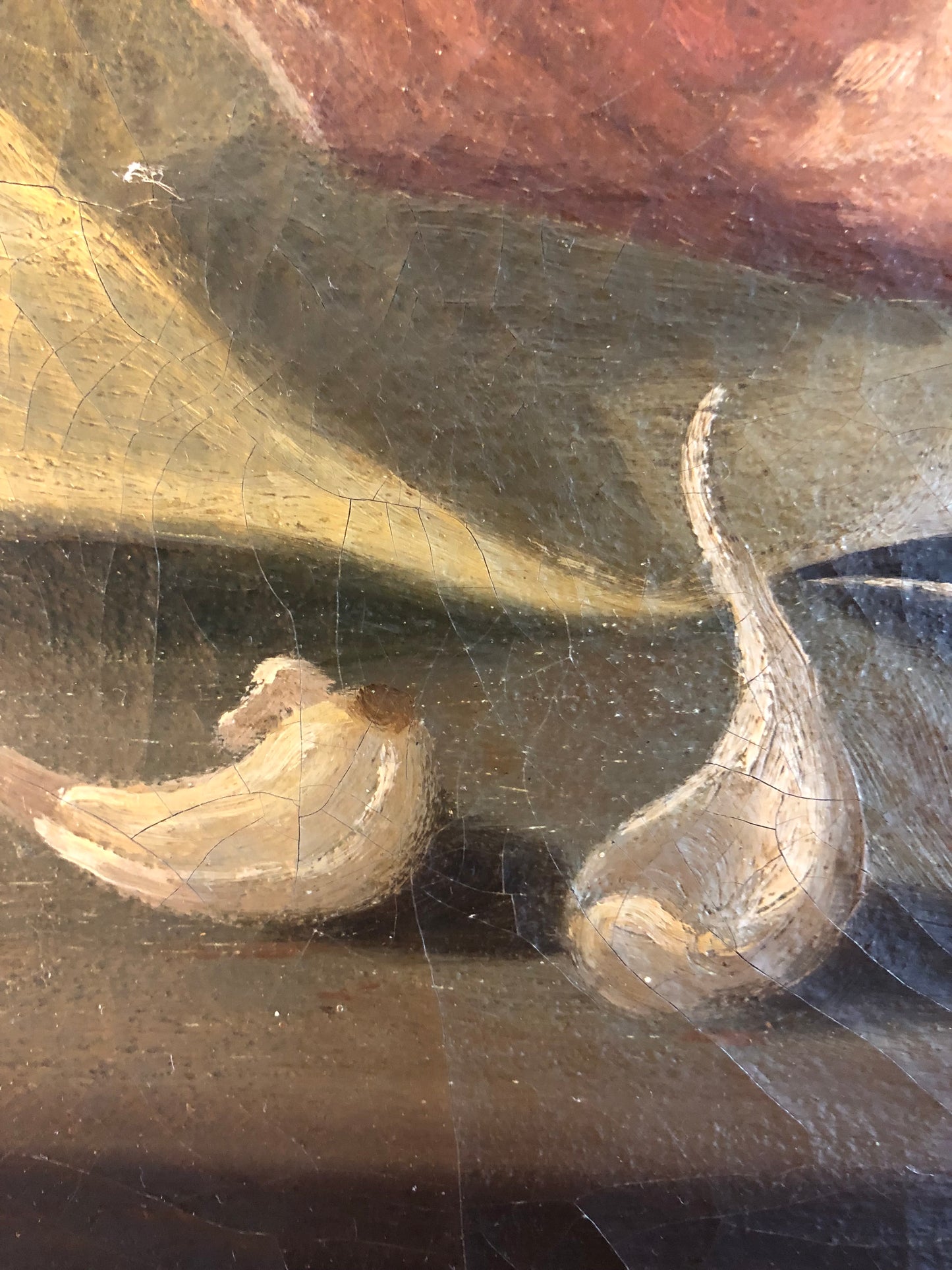 French Mid 19th Century Wonderful oil on canvas still life painting
