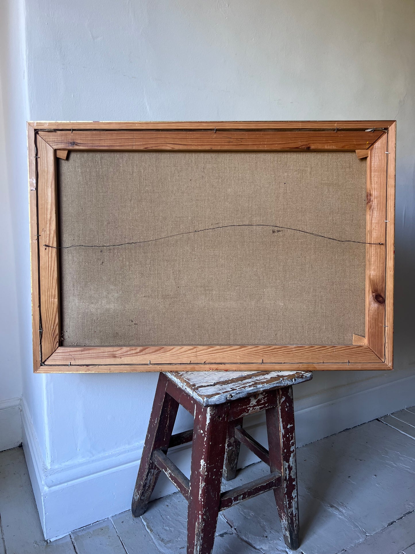 Large Mid Century Swedish Oil Painting