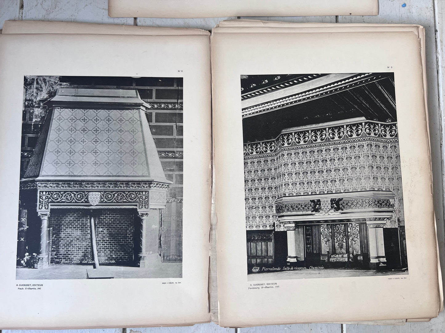 L’Architecture Francaise Large Book with approx 90 plates