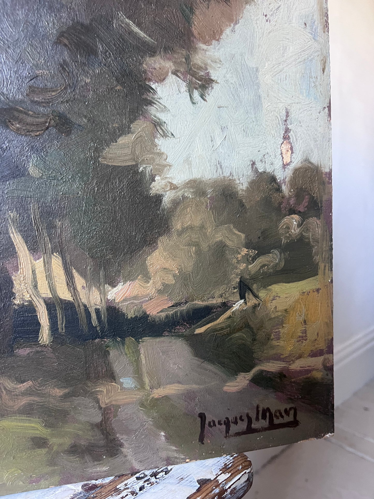 French 1930’s landscape painting