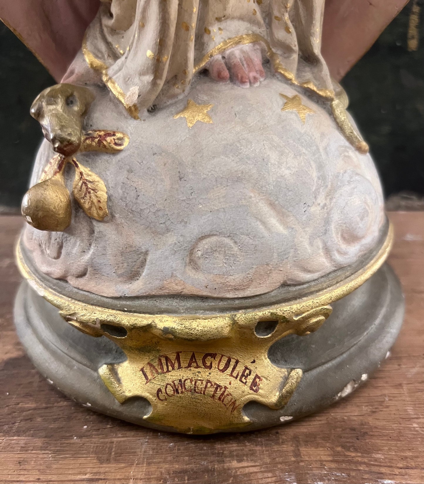 Beautiful old French Madonna Figure