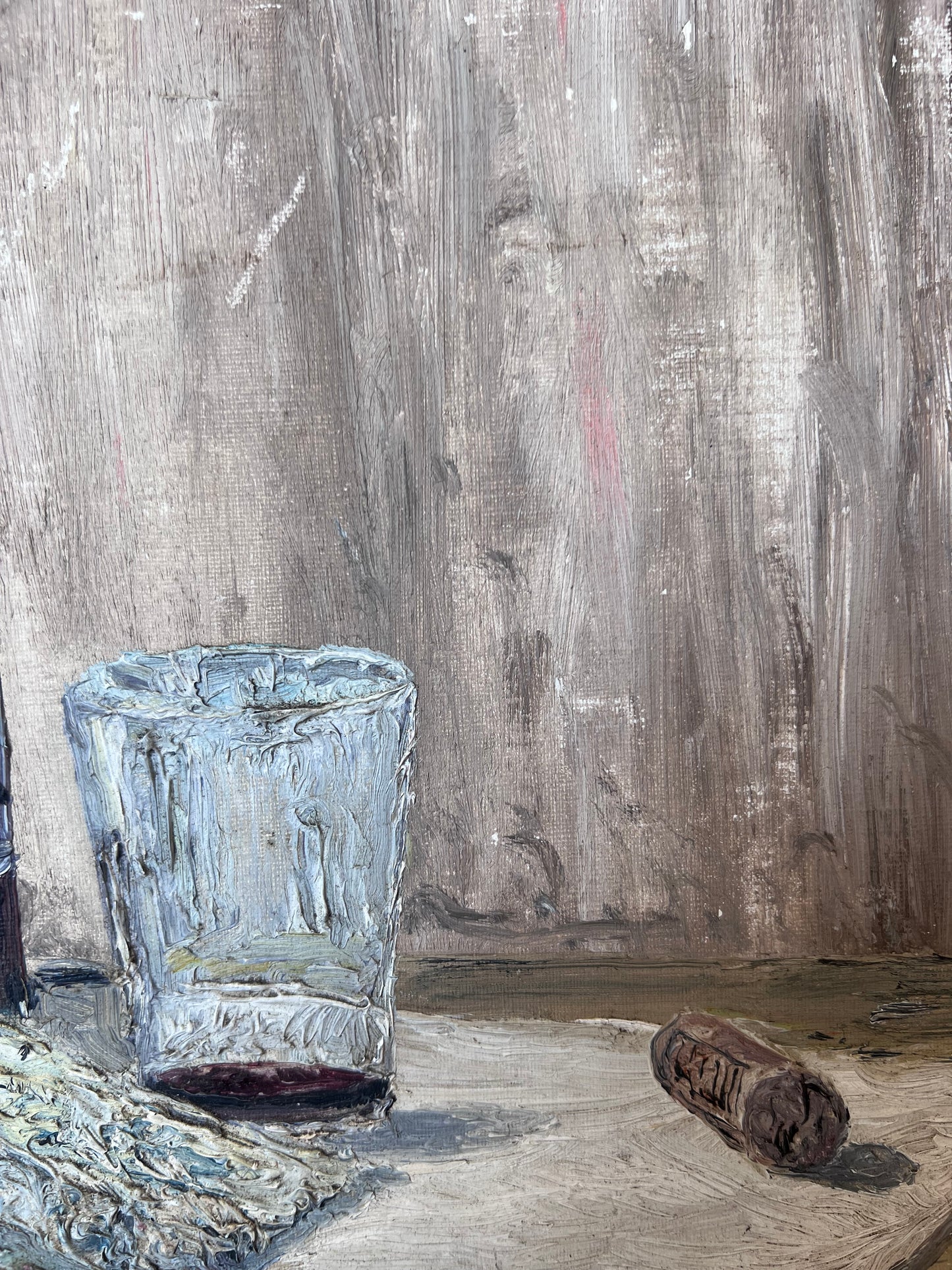 Vintage French Still Life Oil Painting perfect Kitchen Picture