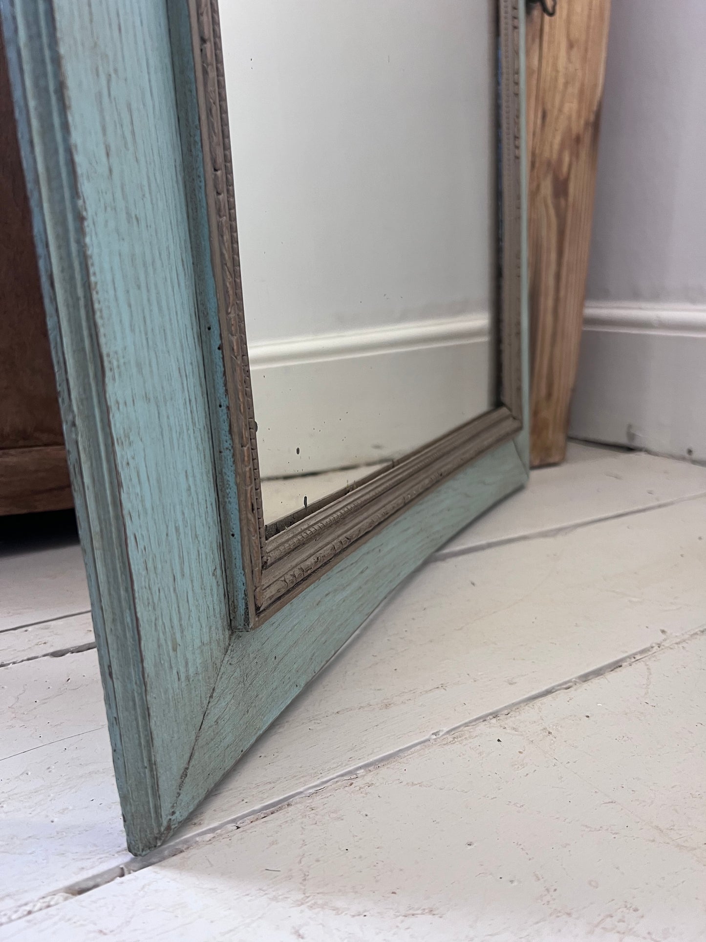 Nicely Distressed French Mirror
