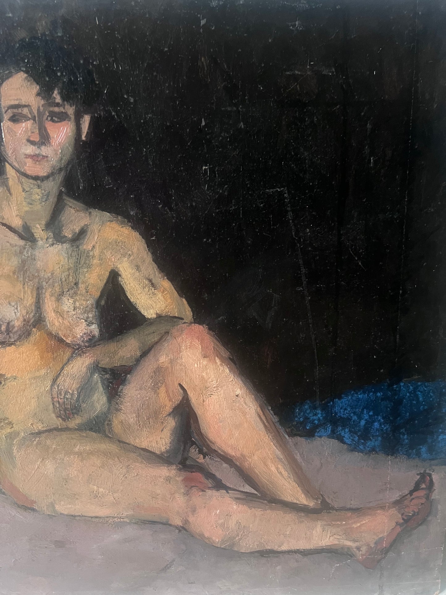 Beautiful female nude oil painting