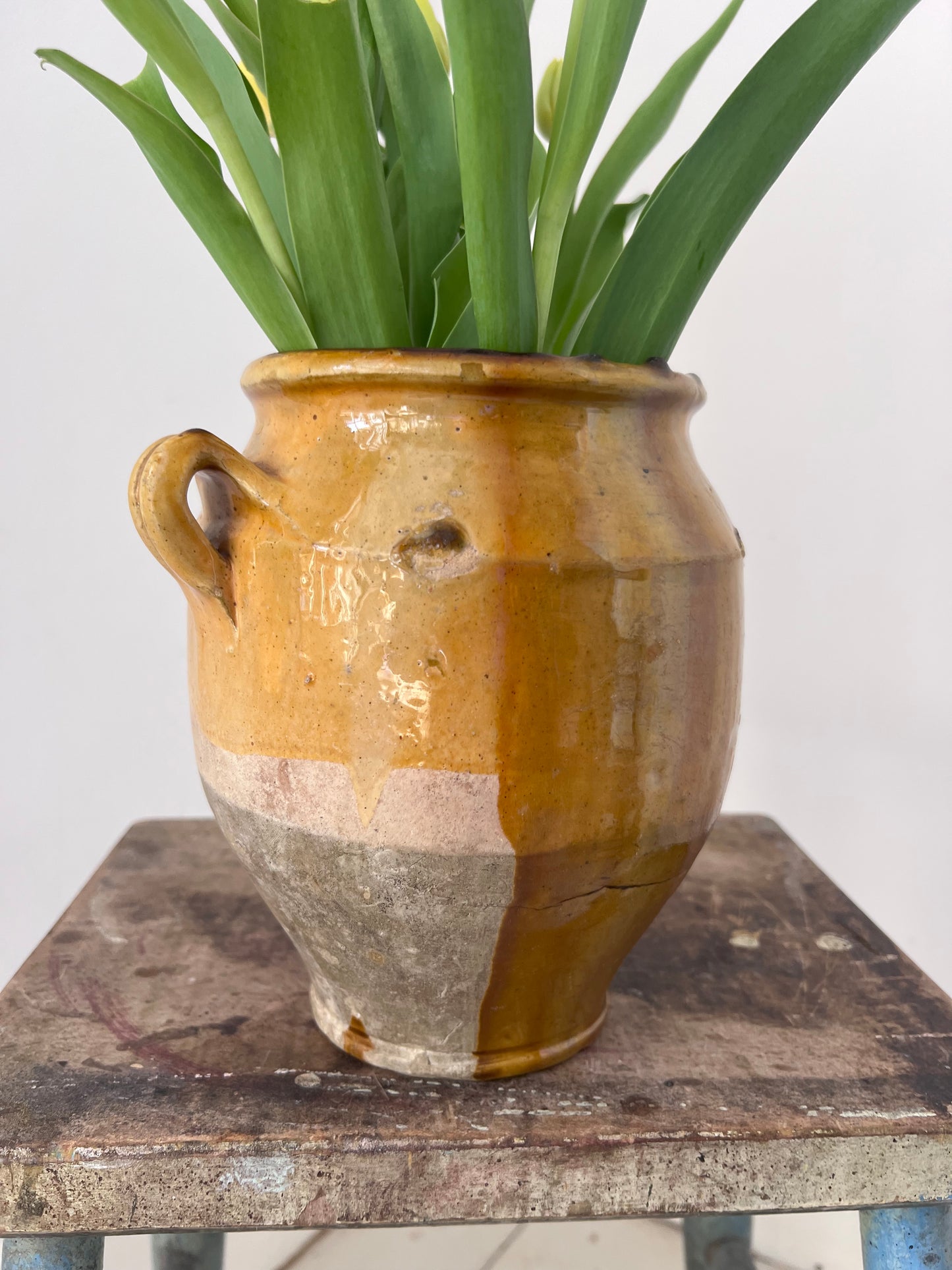 Beautiful Glazed French Confit Pot