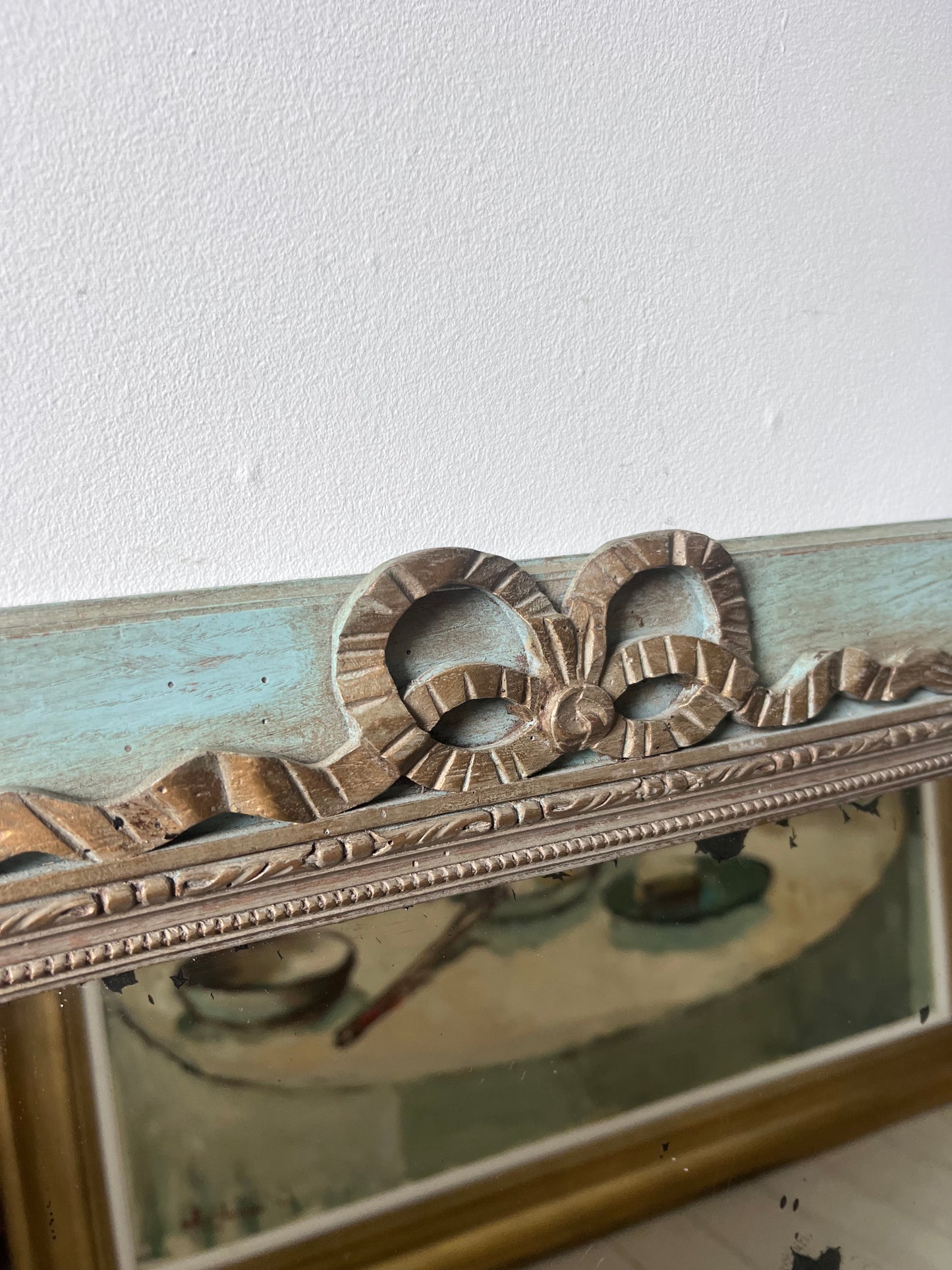 Nicely Distressed French Mirror
