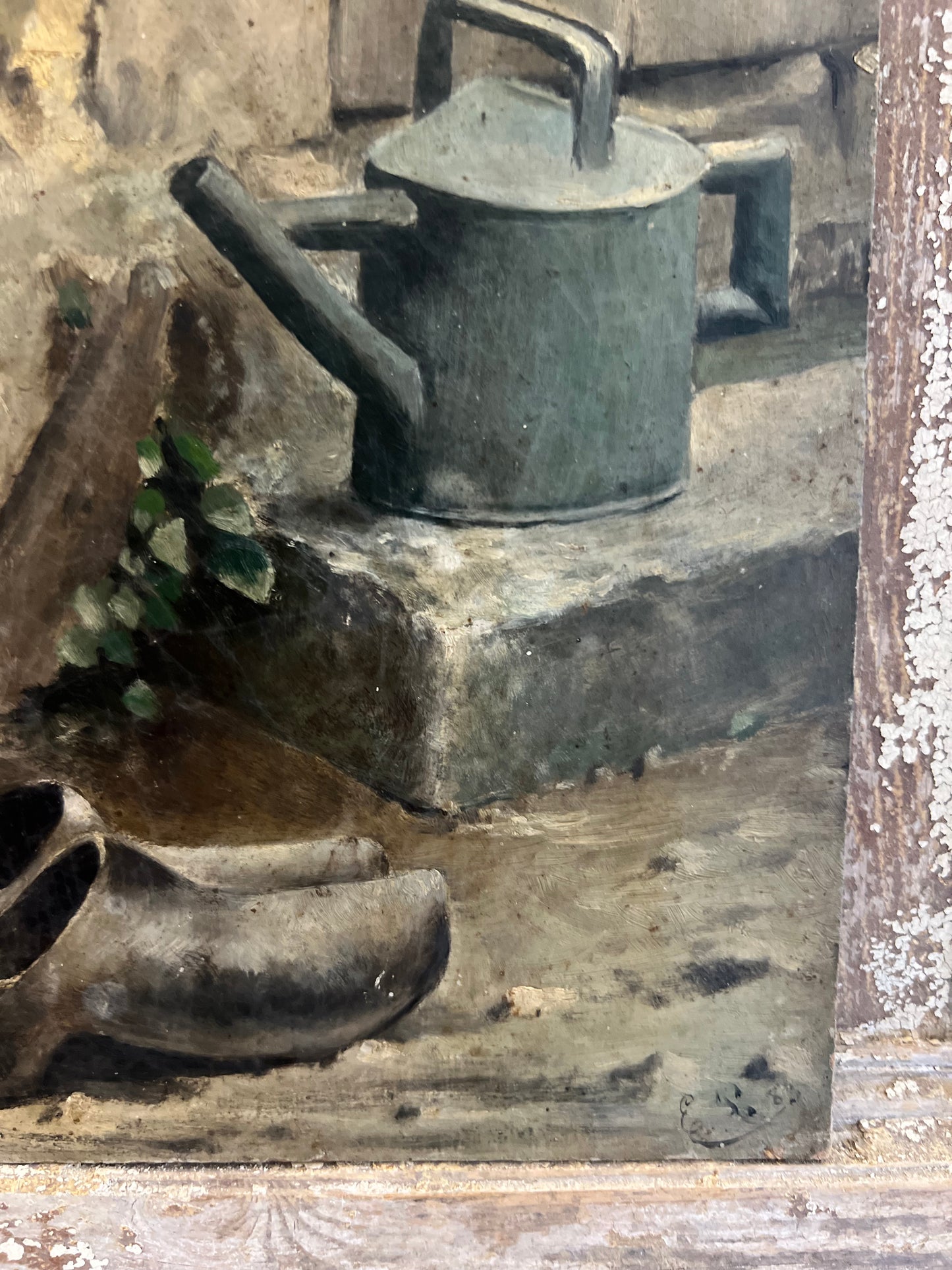 French 19th Century Small Oil Painting