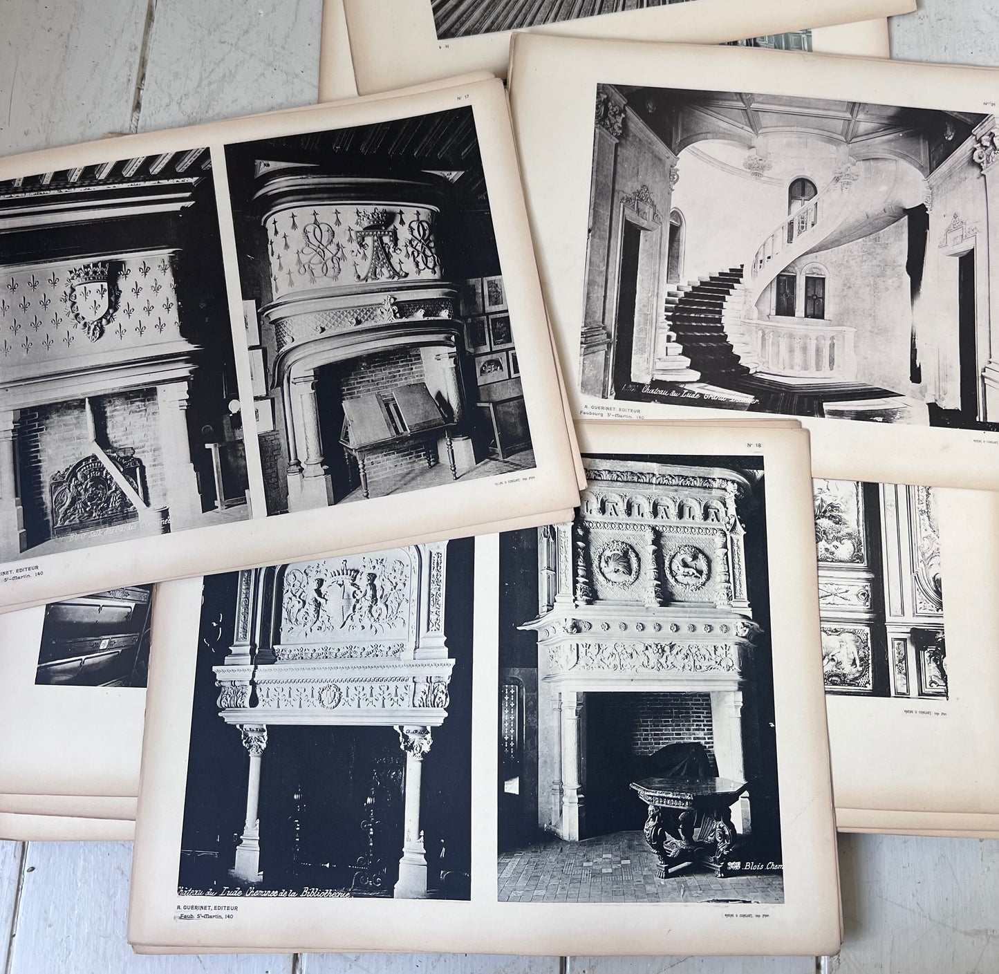 L’Architecture Francaise Large Book with approx 90 plates