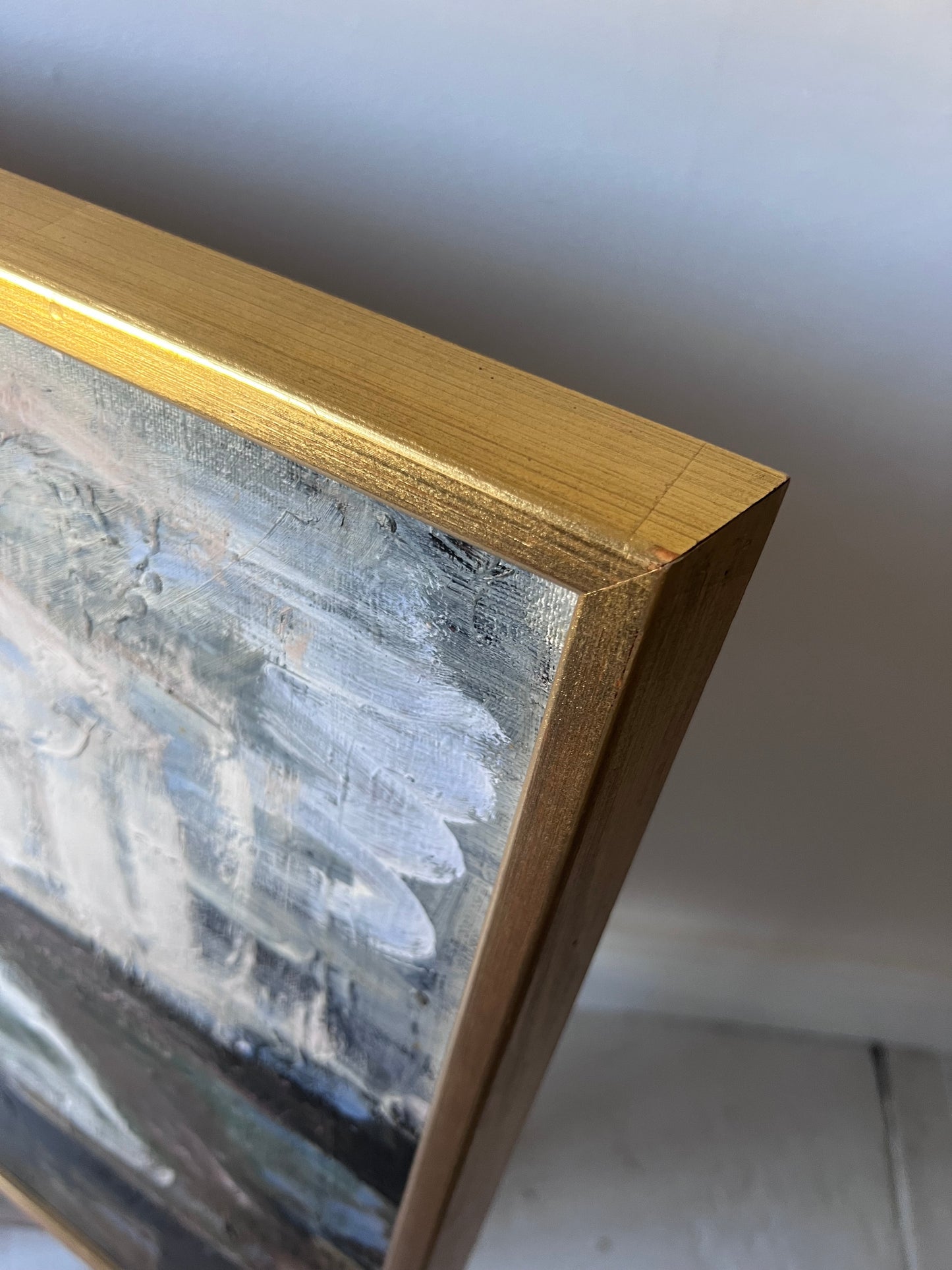 Large Mid Century Swedish Oil Painting