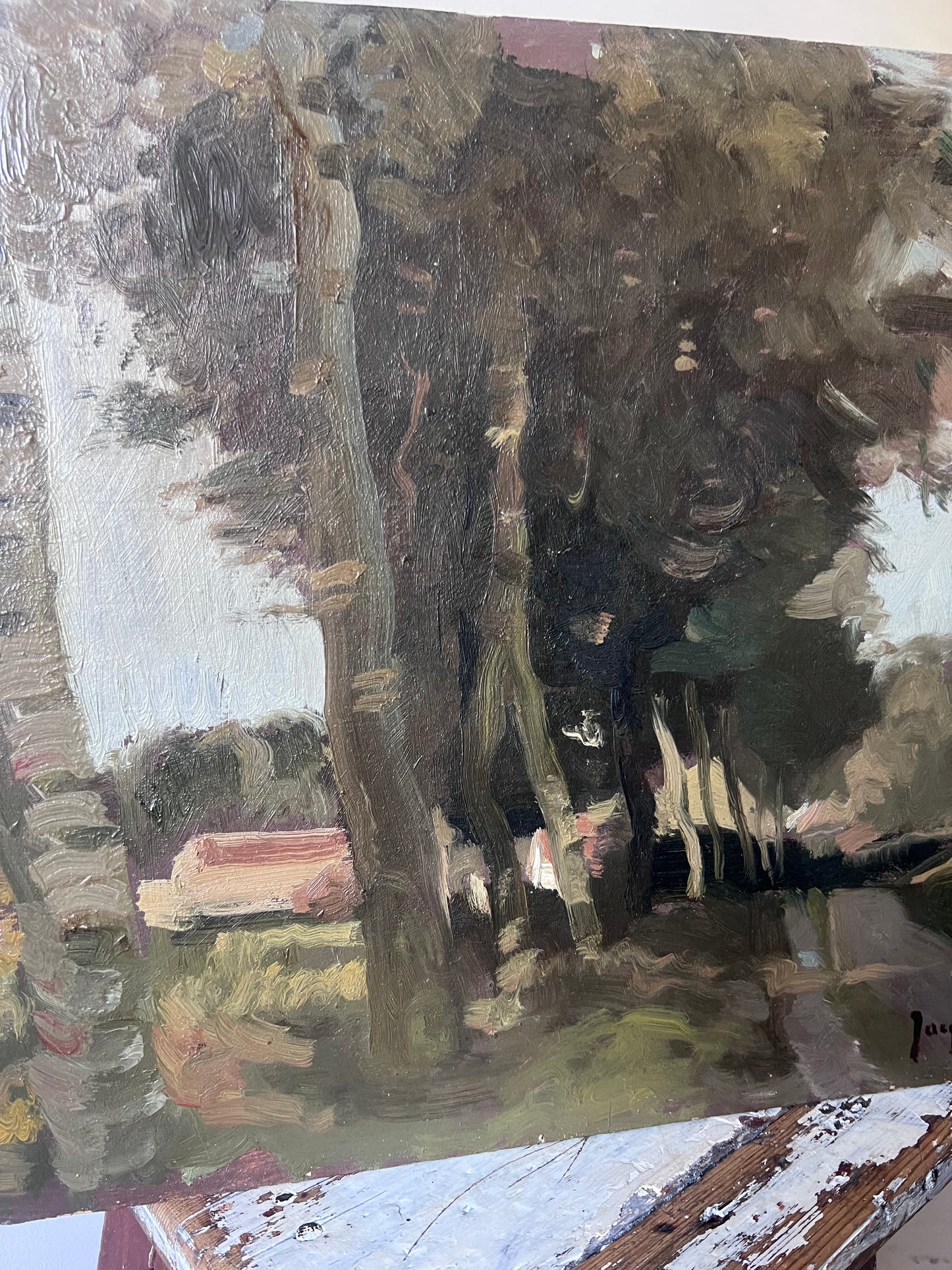 French 1930’s landscape painting