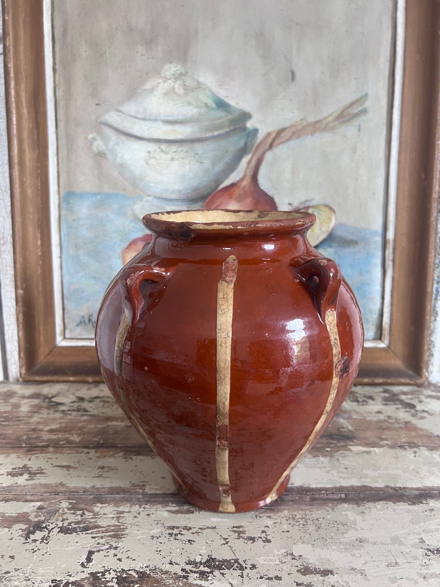 Very Rare Perigord 19th Century Confit Pot