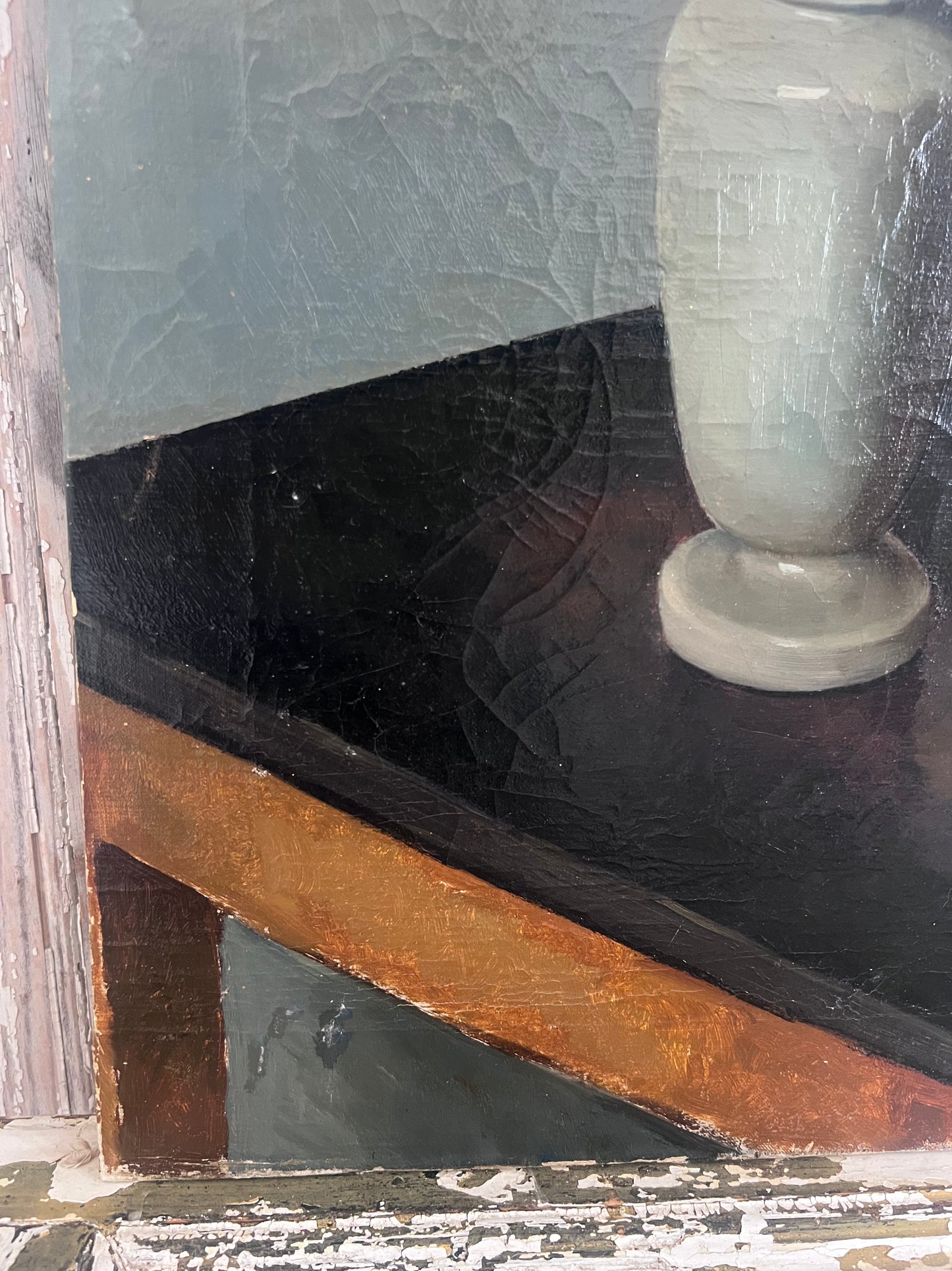 Swedish Oil on Canvas Painting