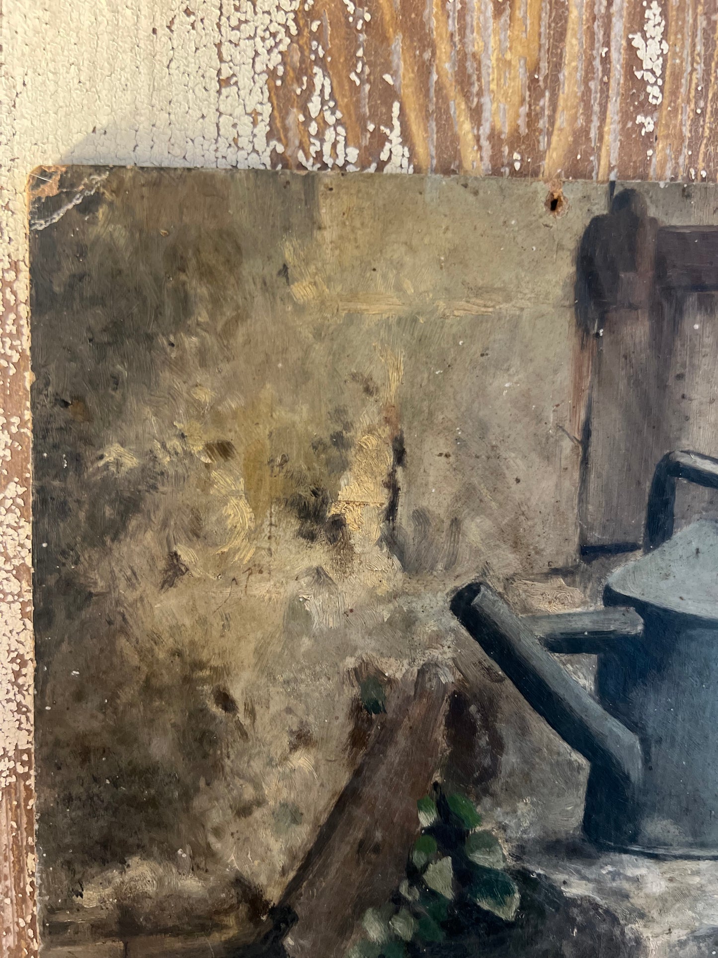 French 19th Century Small Oil Painting