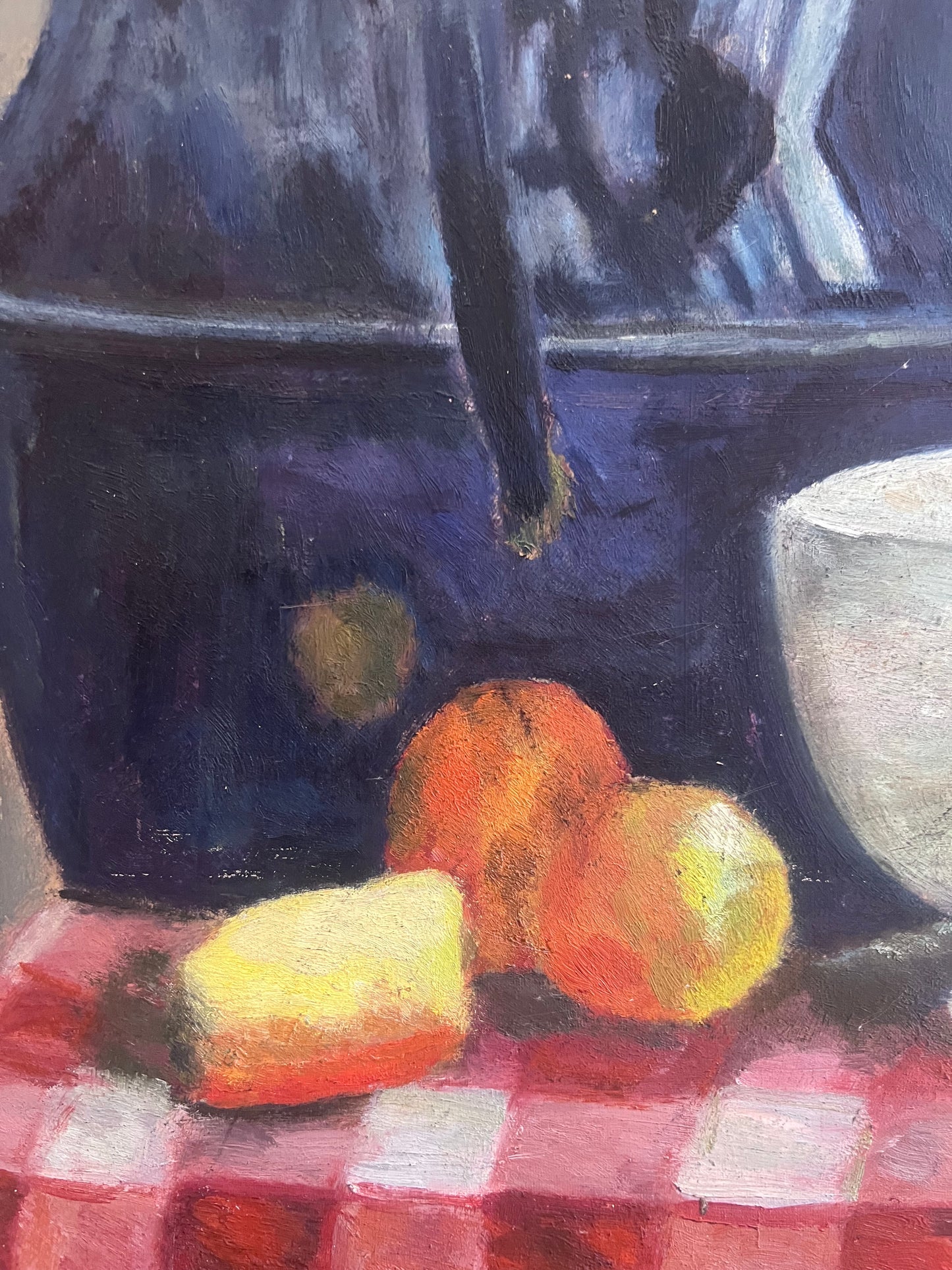 French Kitchen Still Life Oil Painting Outsider Art