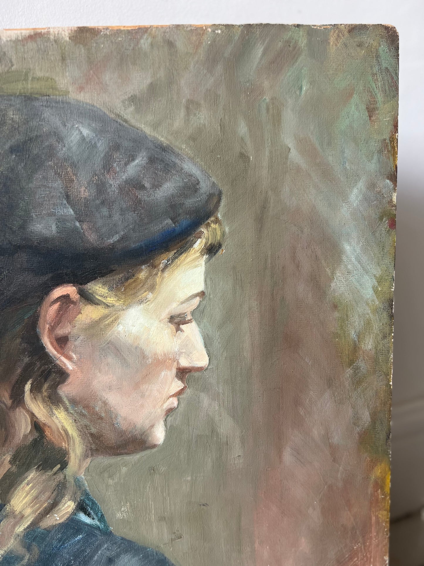Double sided French Portrait Oil Painting