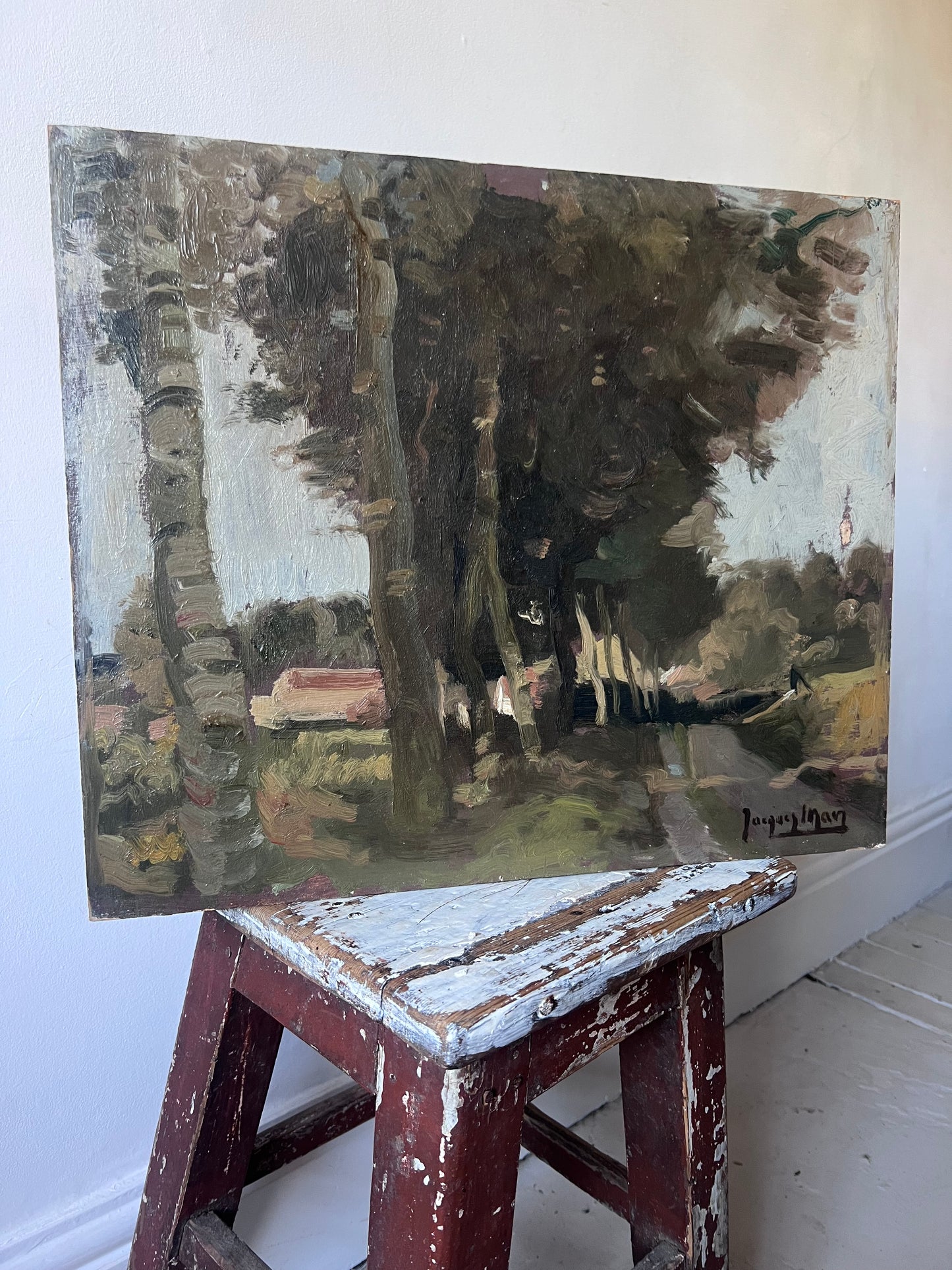 French 1930’s landscape painting