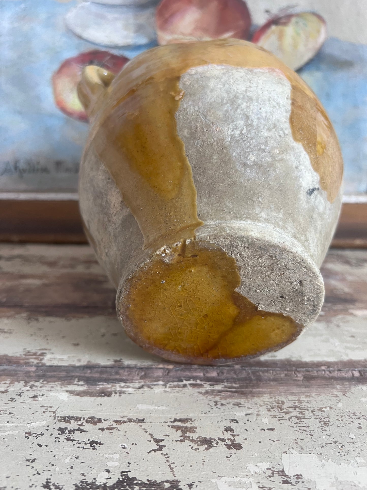 Beautiful Glazed French Confit Pot