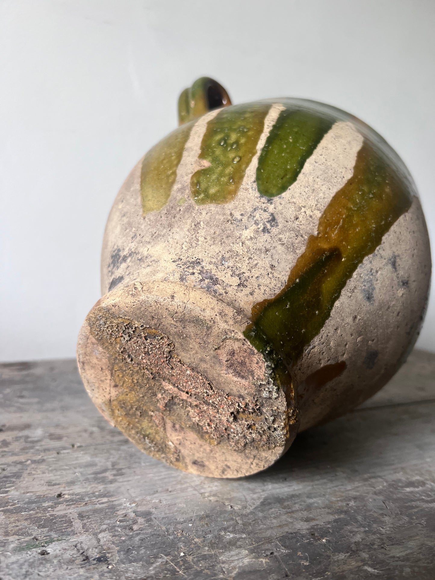 French Antique Confit Pot with one of the best glazes you’ll ever see