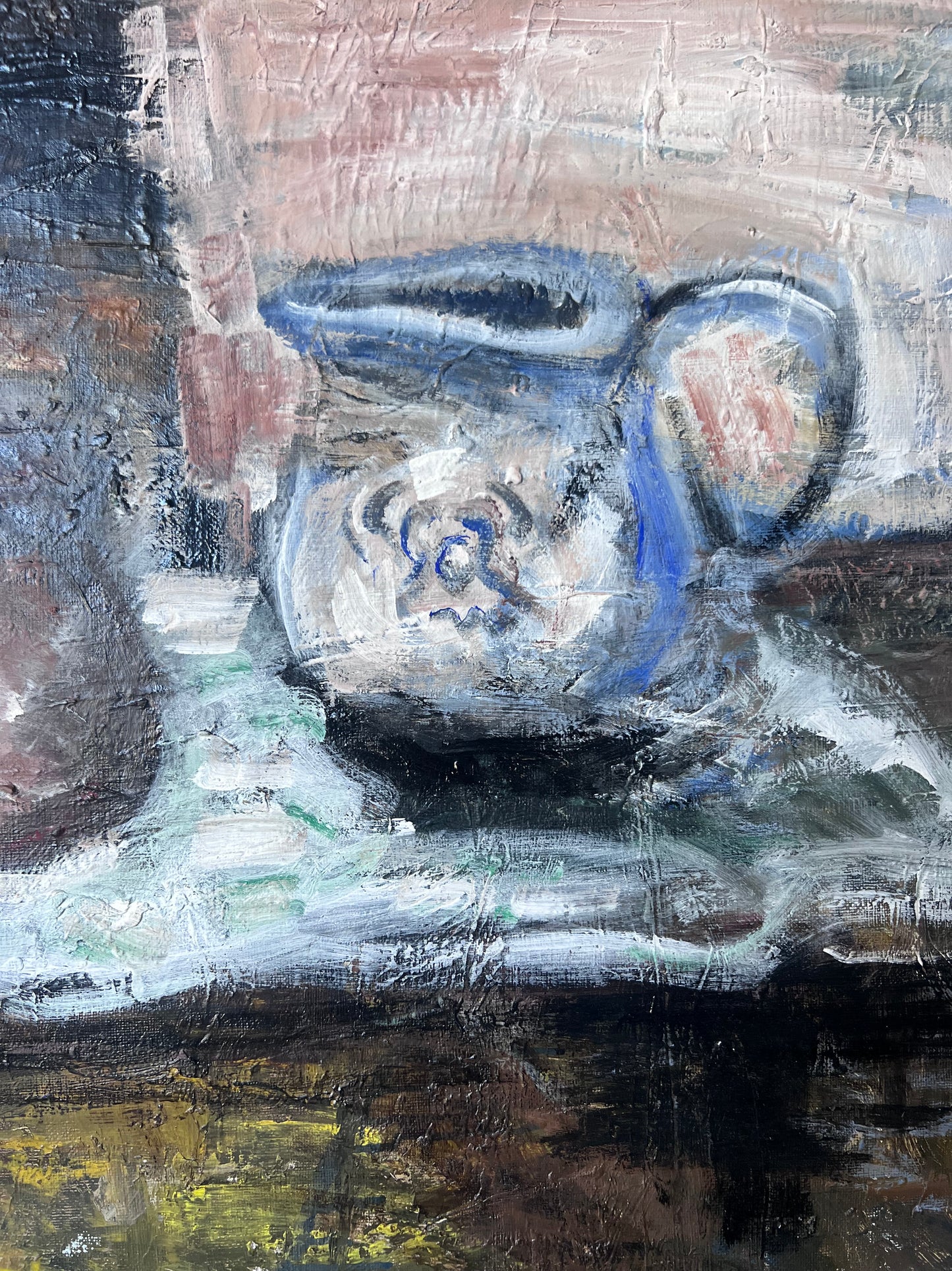 Large Mid Century Swedish Oil Painting
