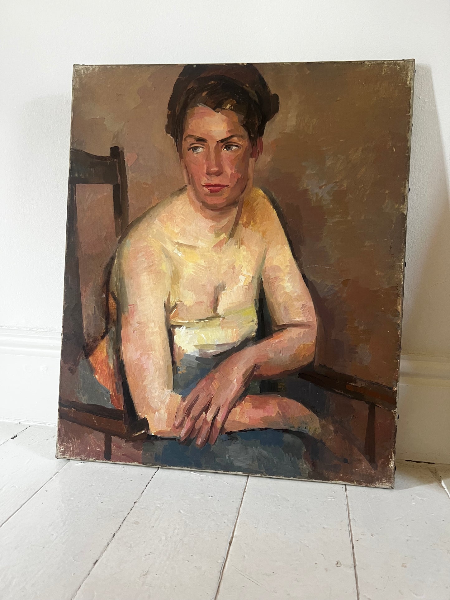 ‘The Muse’ Oil on Canvas Portrait