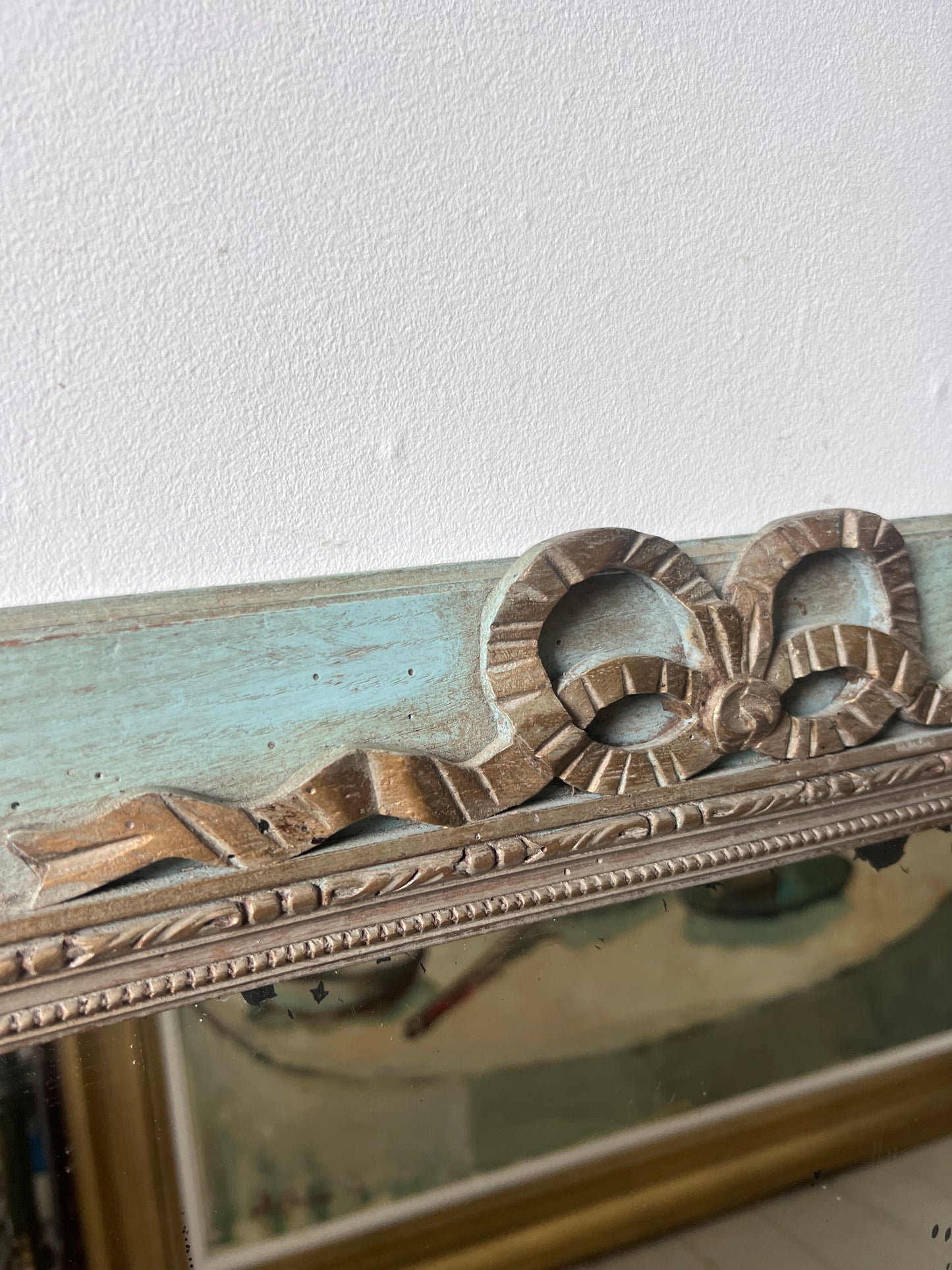 Nicely Distressed French Mirror