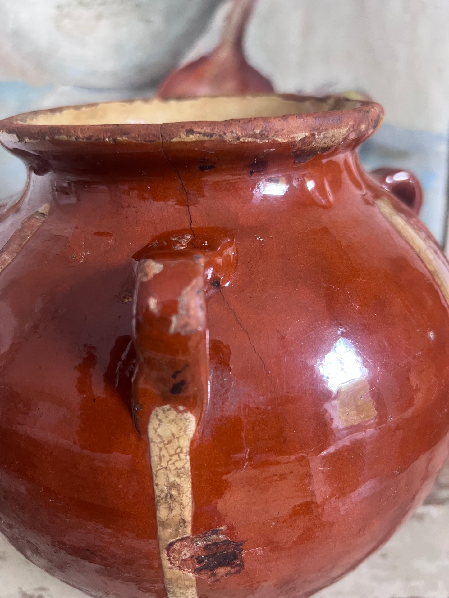 Very Rare Perigord 19th Century Confit Pot