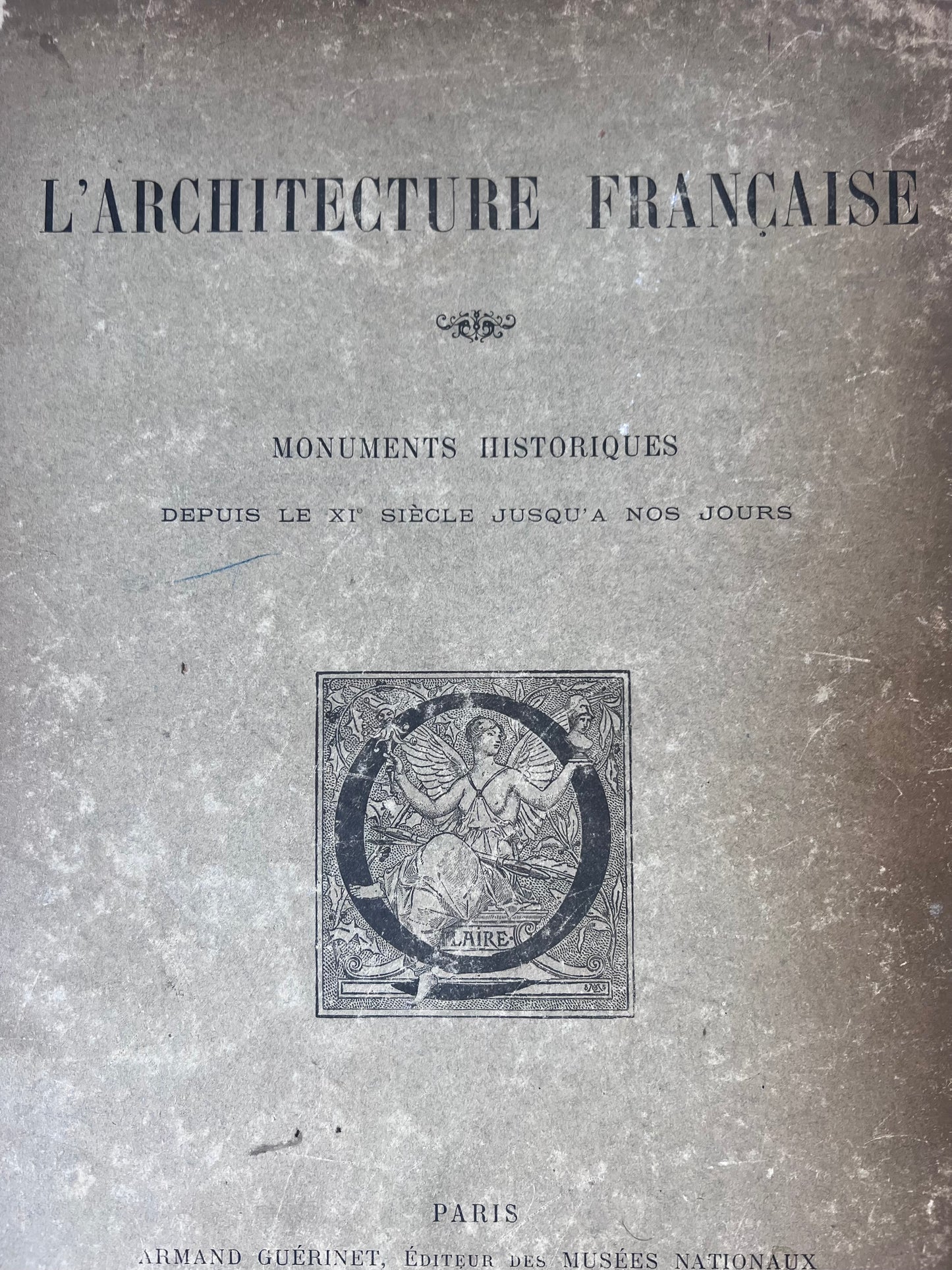 L’Architecture Francaise Large Book with approx 90 plates