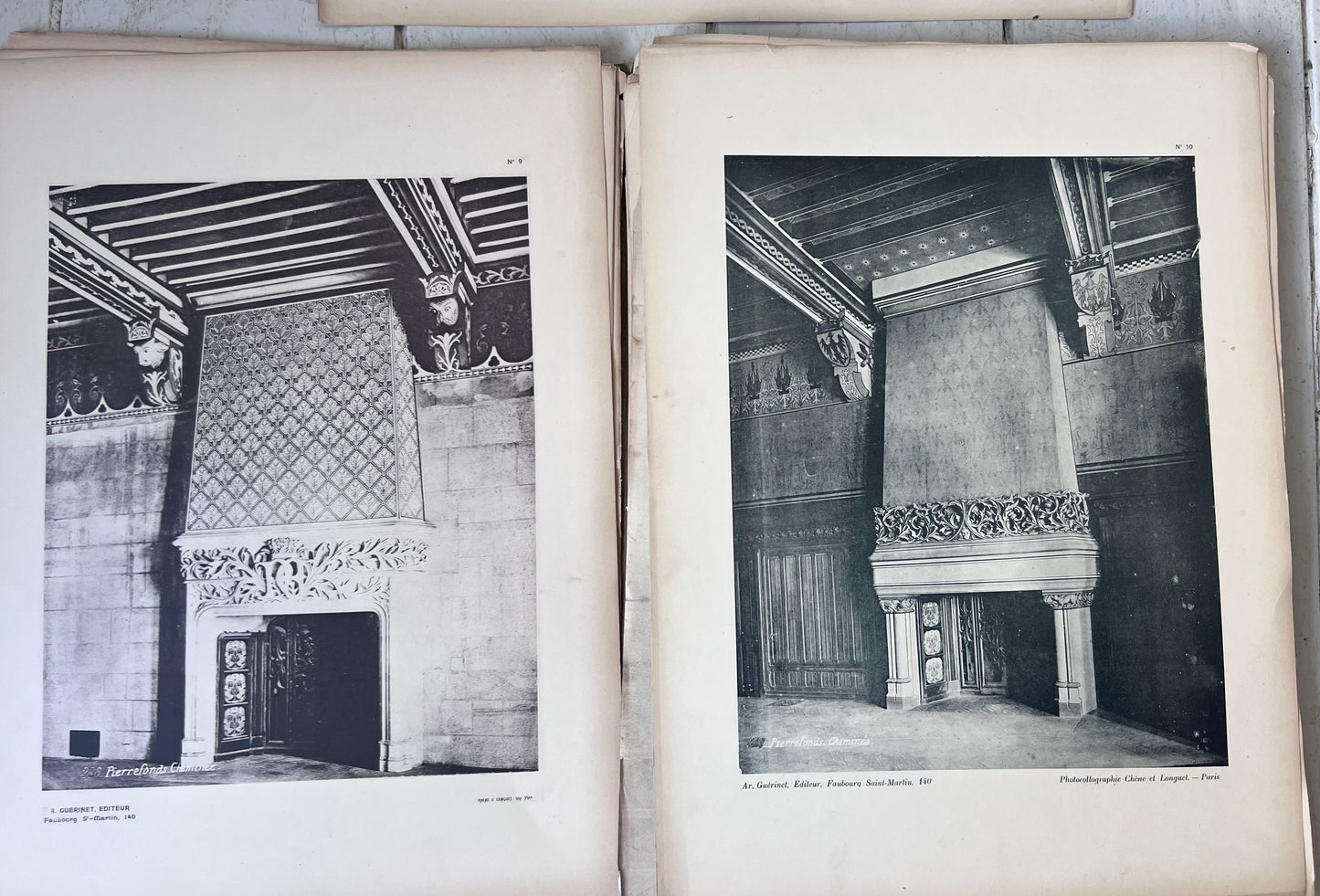 L’Architecture Francaise Large Book with approx 90 plates