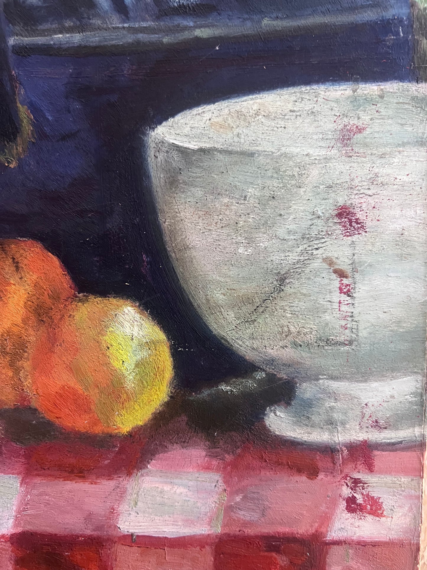 French Kitchen Still Life Oil Painting Outsider Art