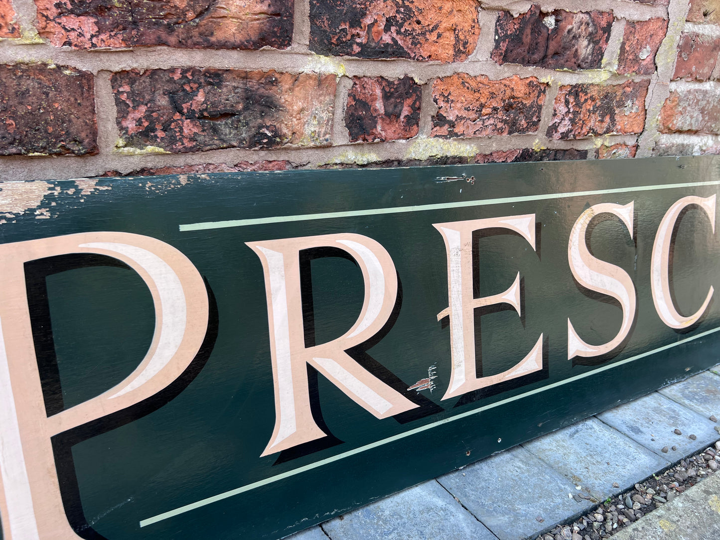 Large Double Sided Chemist & Prescriptions Shop Sign
