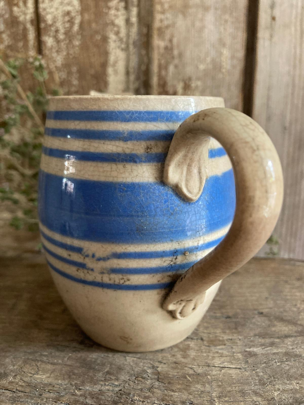 French Cafe au Lait Breakfast Bowls & Jug set