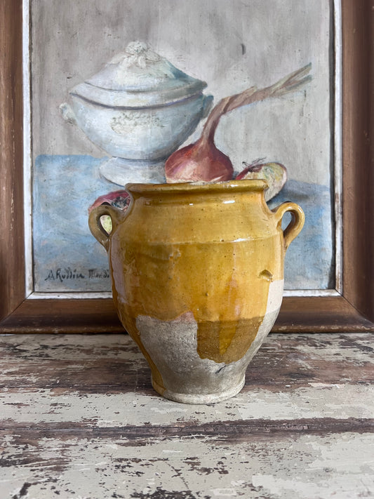 Beautiful Glazed French Confit Pot