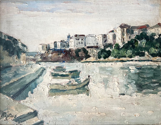 French 1930’s Provence Oil Painting