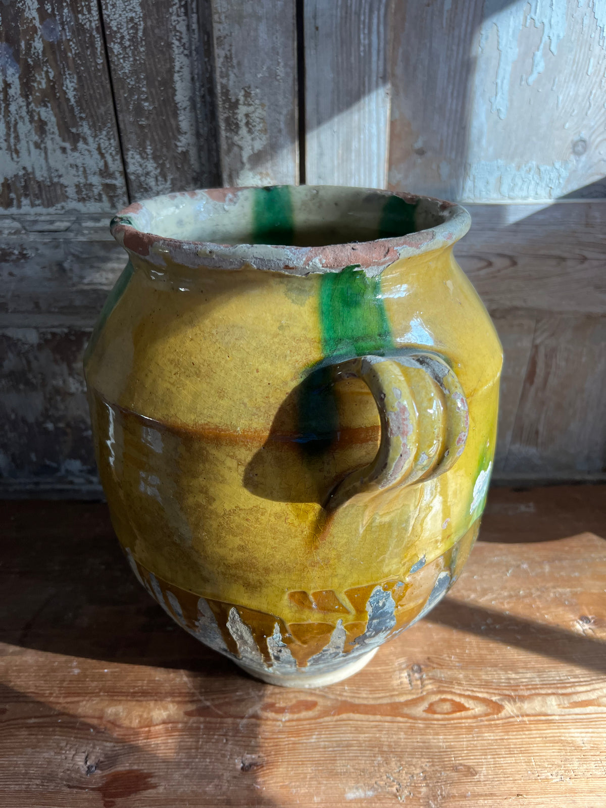Huge French 19th Century Confit Pot 32 cm tall