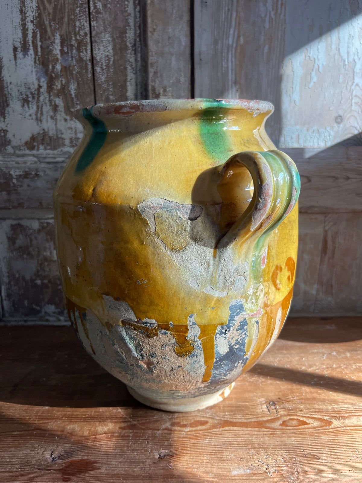 Huge French 19th Century Confit Pot 32 cm tall
