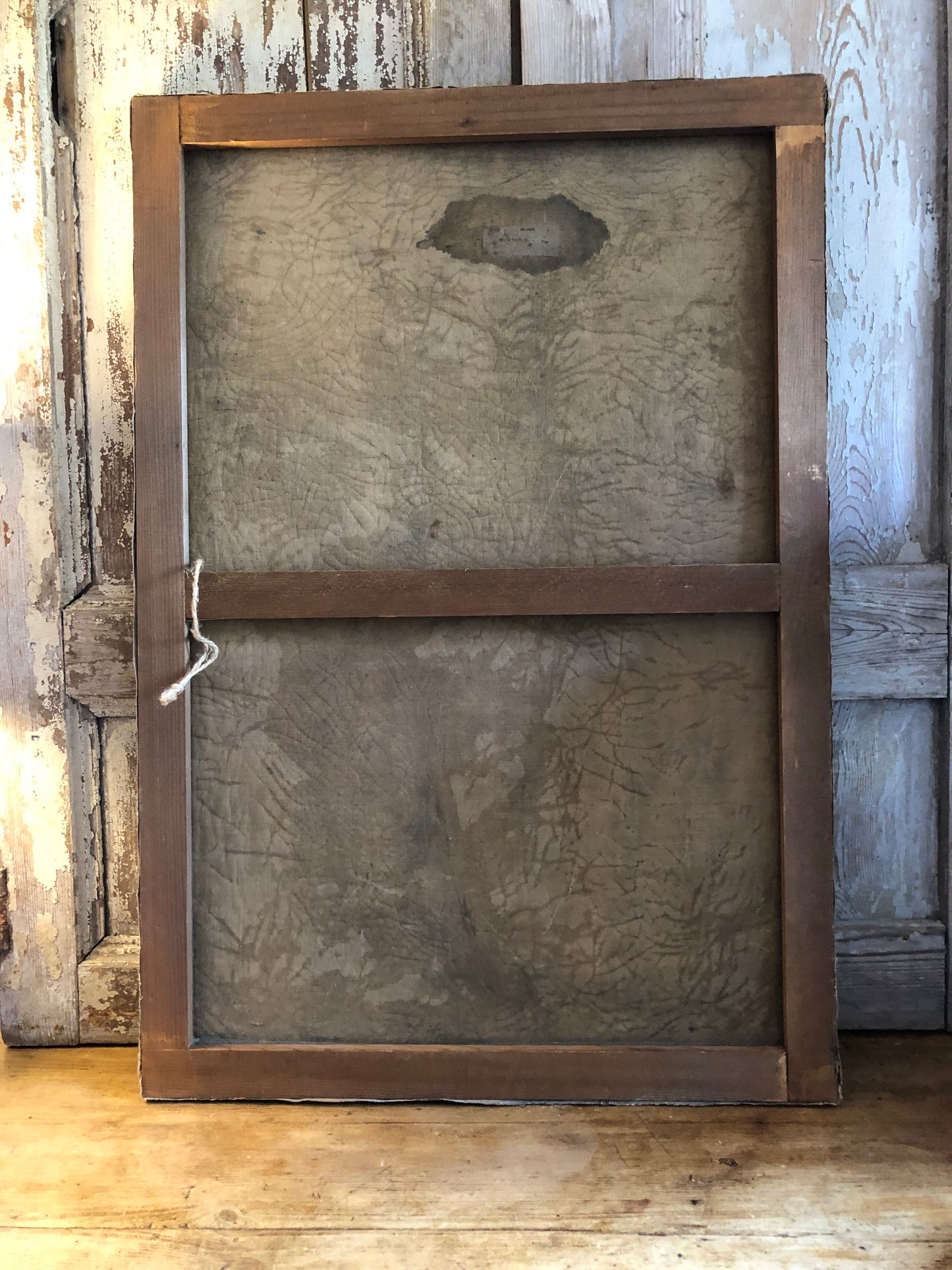 French 19th Century Dark oil on canvas still life painting