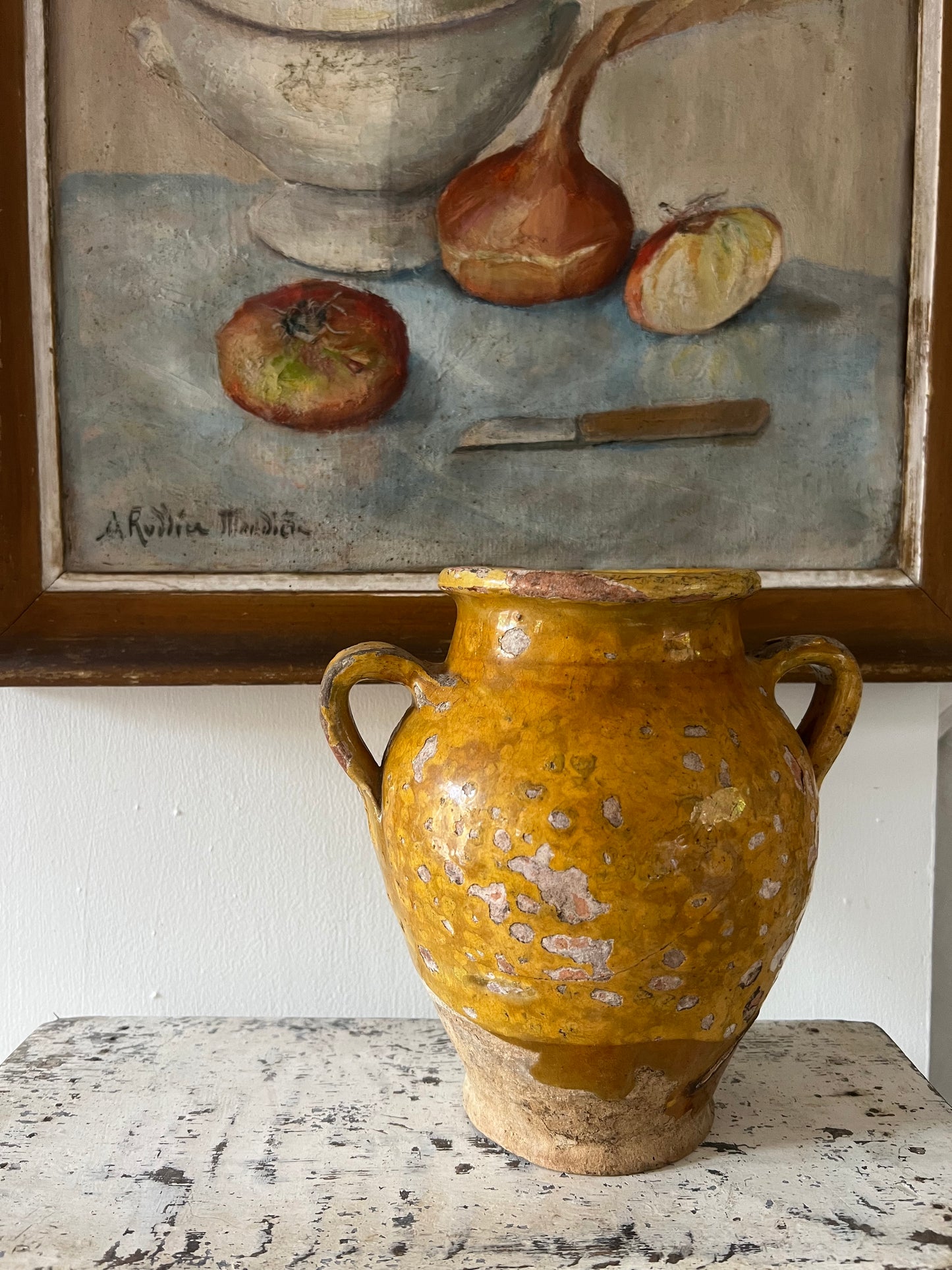 Unusual Shape French 19th Century Confit Pot