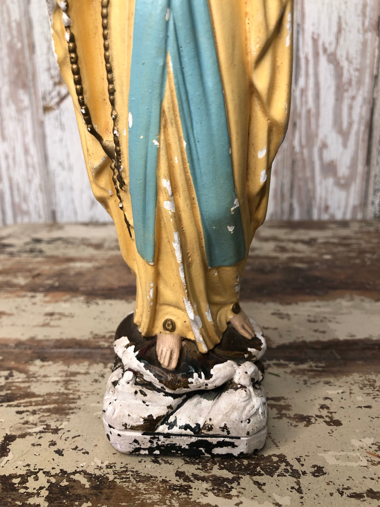 French Madonna Statue