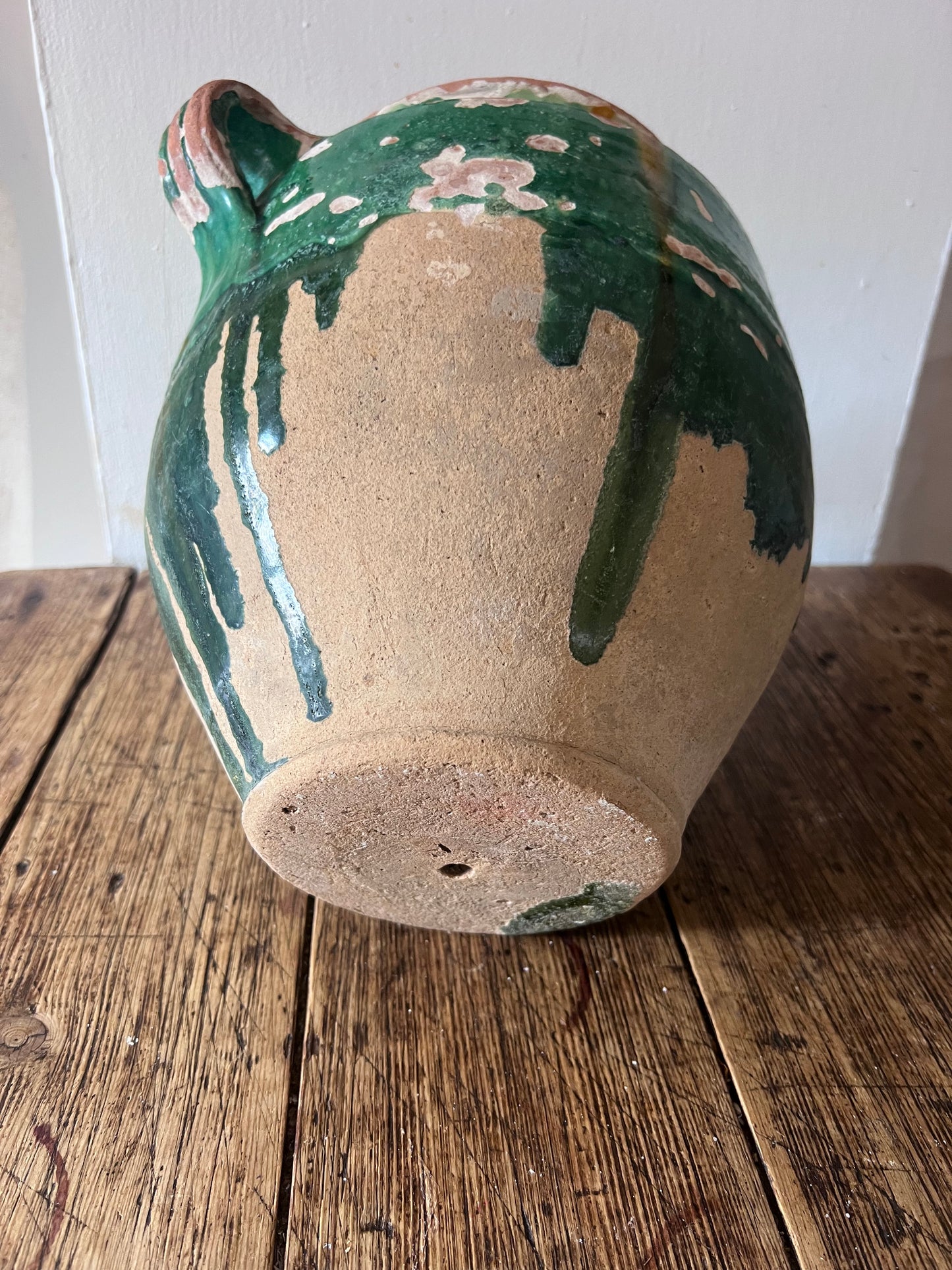 Outstanding French Green Confit Pot