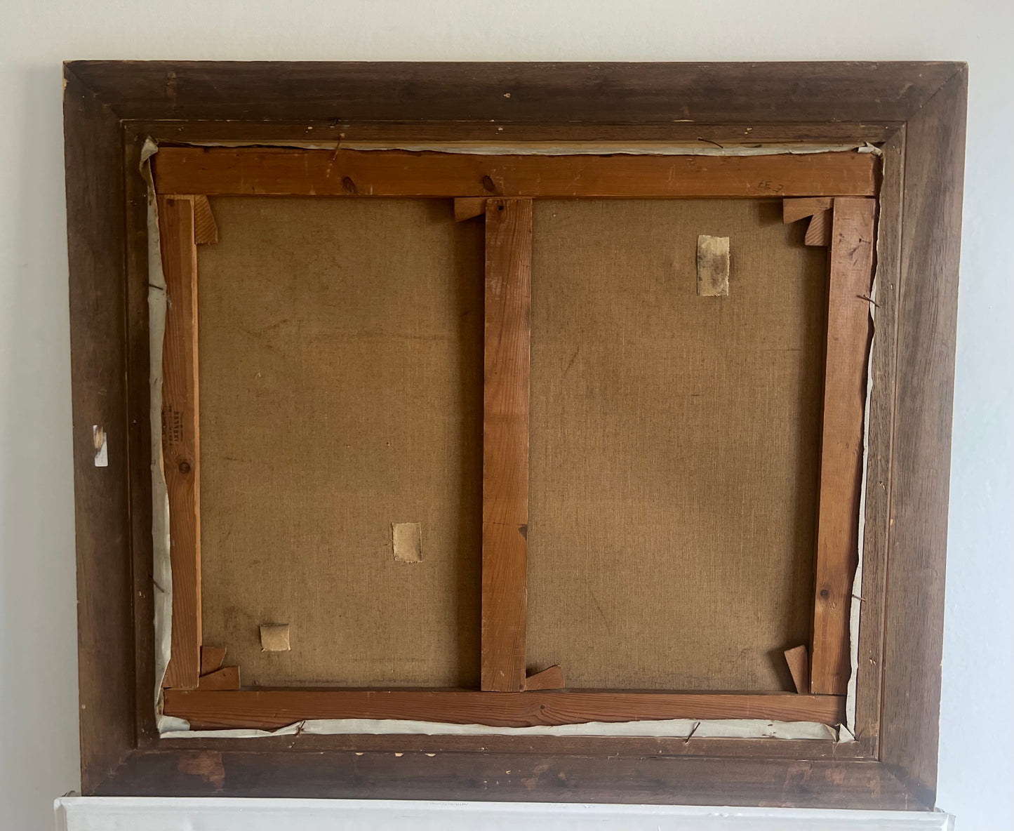 Very Large Belgian Oil on Canvas Street Scene 1931?