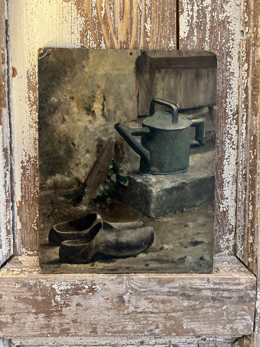 French 19th Century Small Oil Painting