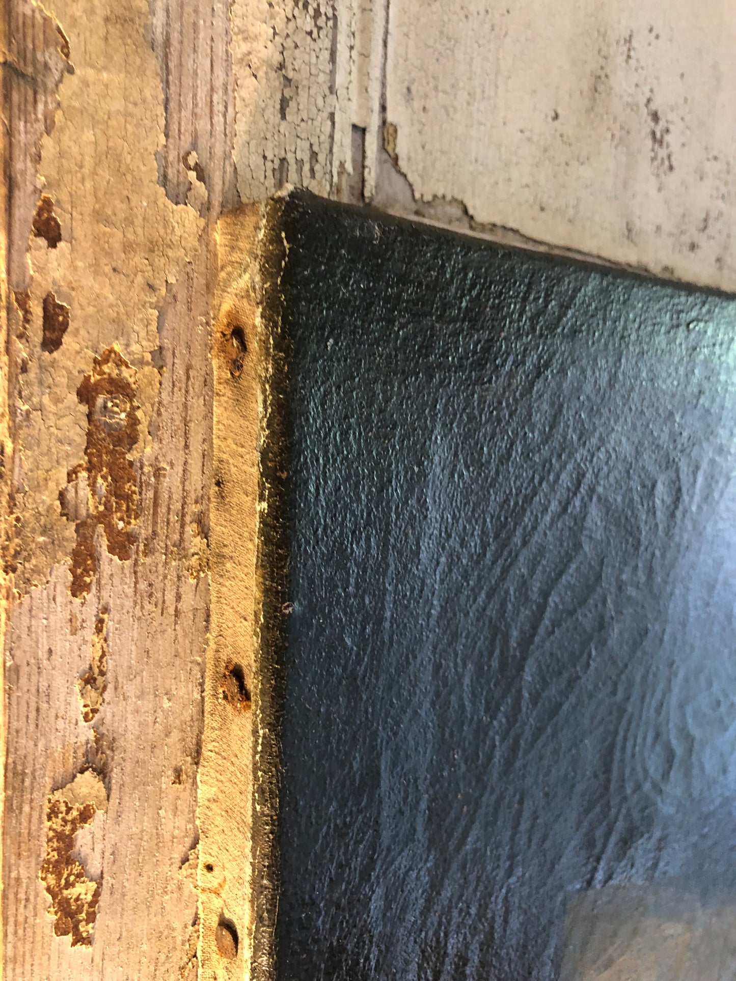 French 19th Century Dark oil on canvas still life painting