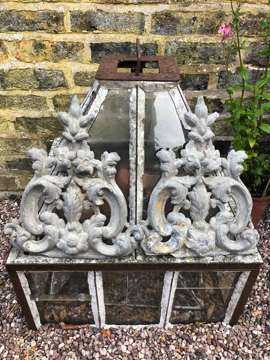 Pair of French Antique Decorative Metal Finials