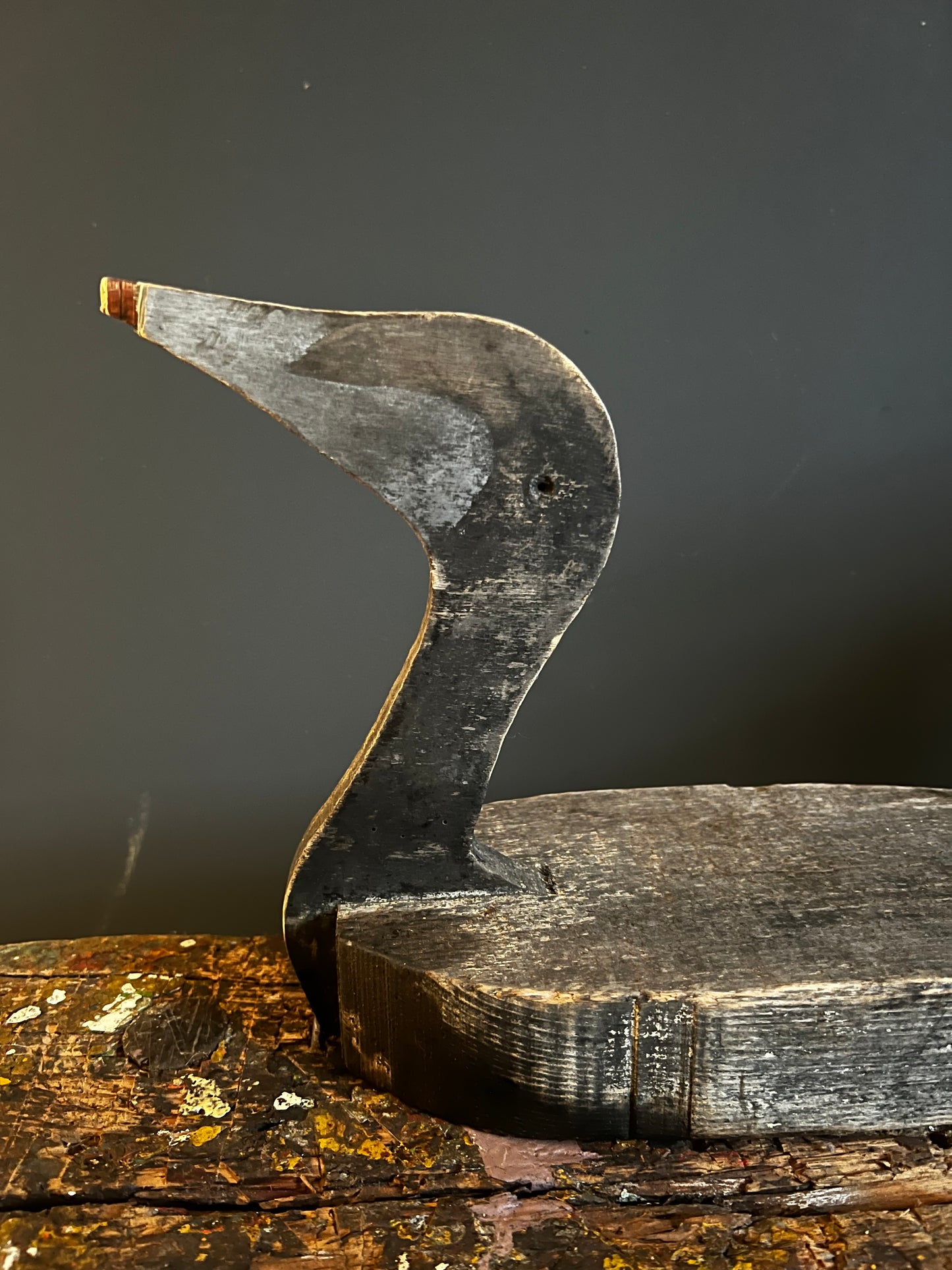 Vintage French Hand made Decoy Duck