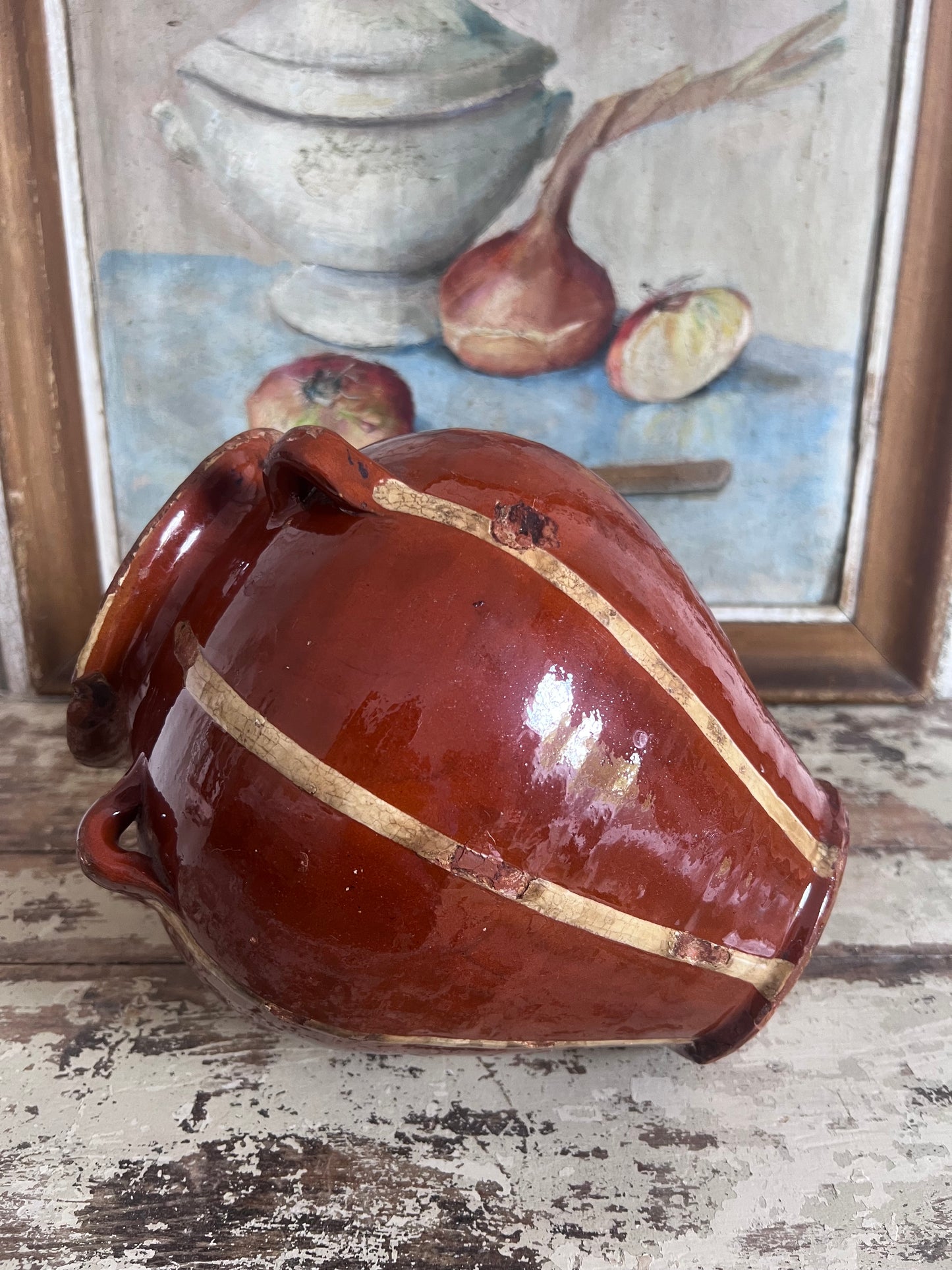 Very Rare Perigord 19th Century Confit Pot