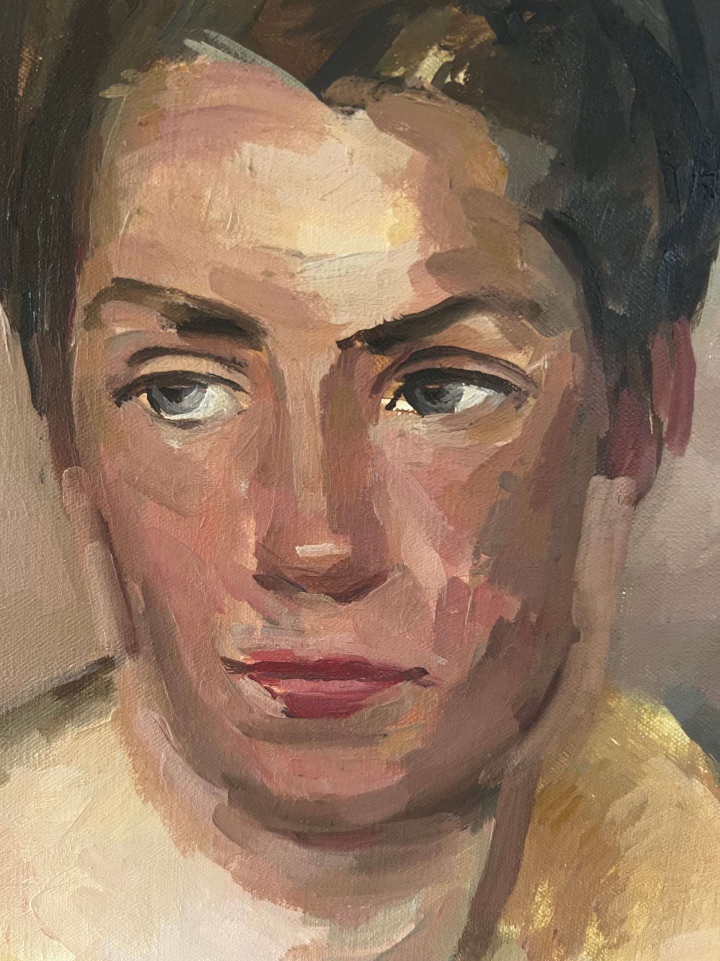 ‘The Muse’ Oil on Canvas Portrait