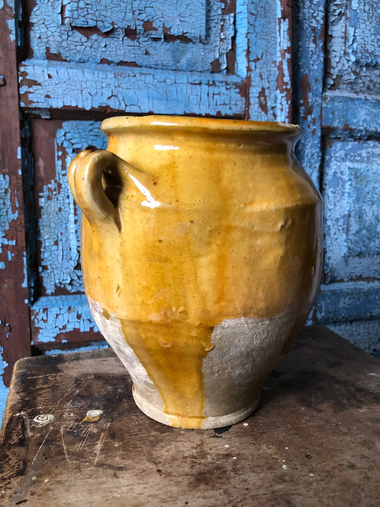 Beautiful Glazed French Confit Pot