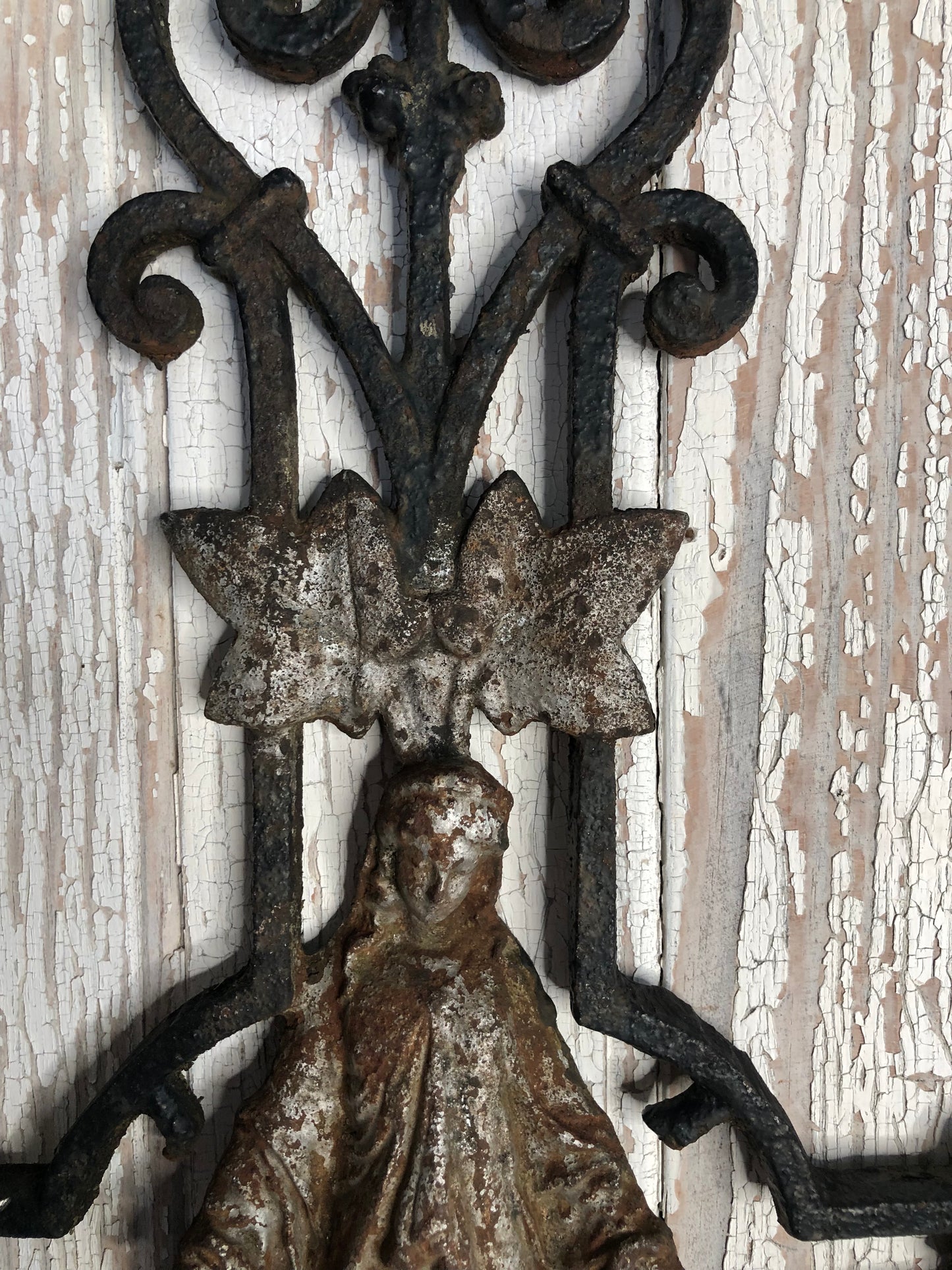 French 19th Century Wrought Iron Cross