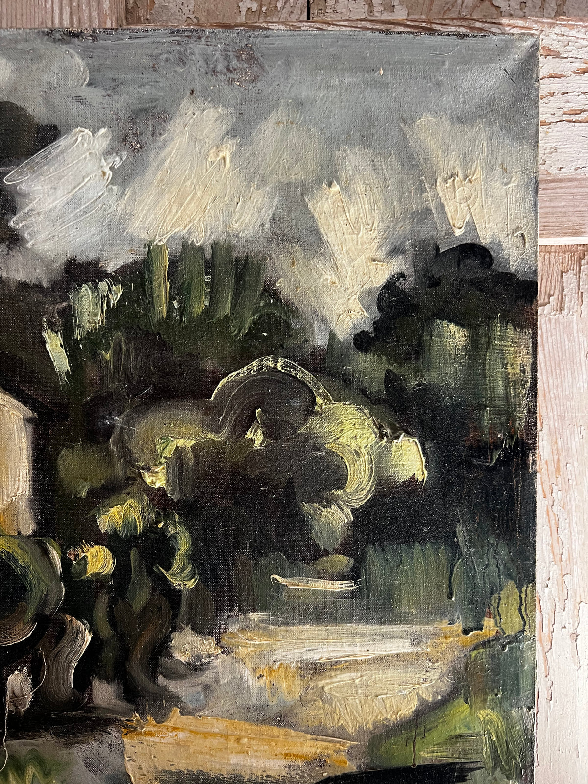 A striking French 1930’s French Oil Painting on Canvas