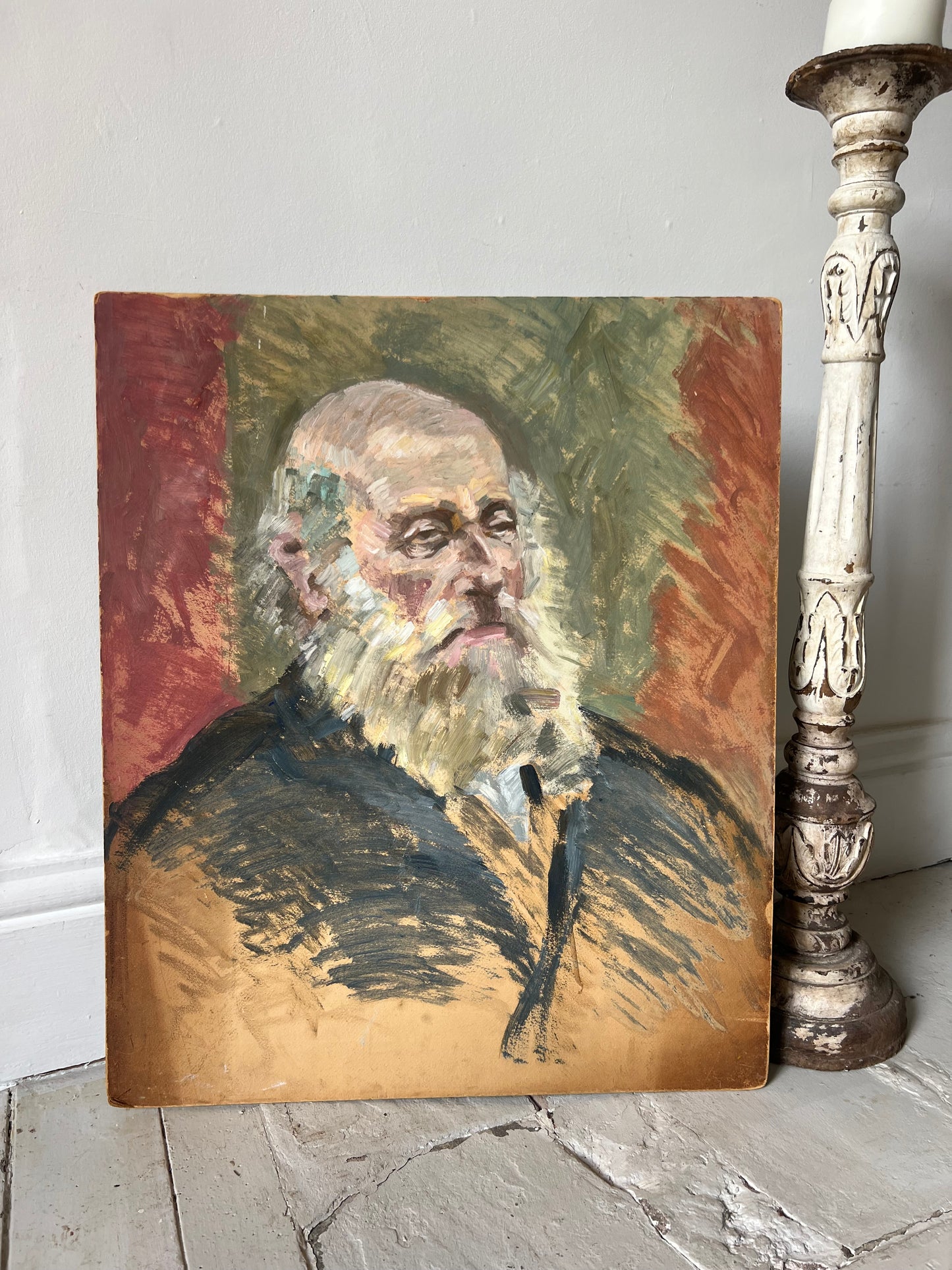 Double sided French Portrait Oil Painting